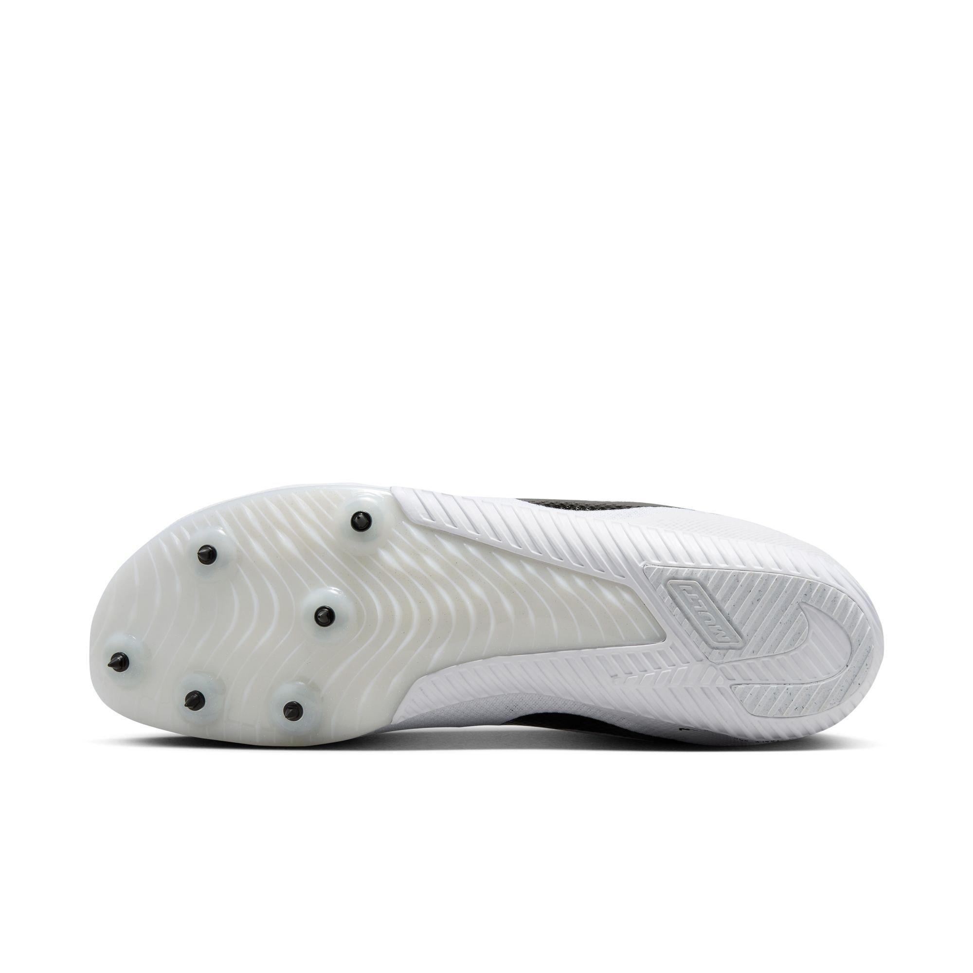 Nike Zoom Rival Multi-Event "White/Black/Metallic Silver" Unisex Track Spike - WHITE/BLACK Thumbnail View 9