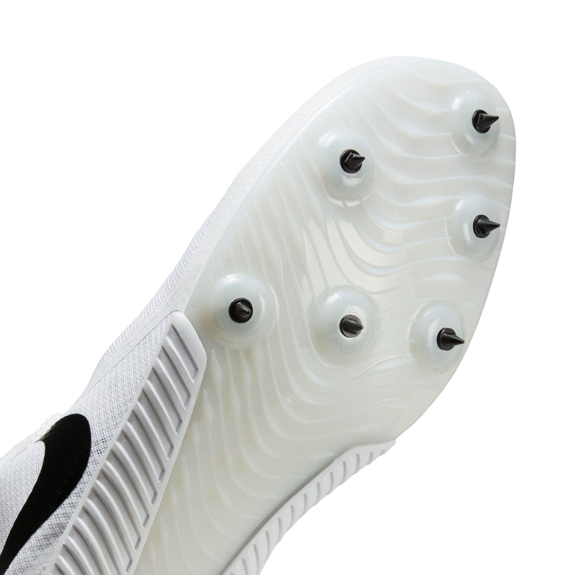 Nike Zoom Rival Multi-Event "White/Black/Metallic Silver" Unisex Track Spike - WHITE/BLACK Thumbnail View 10