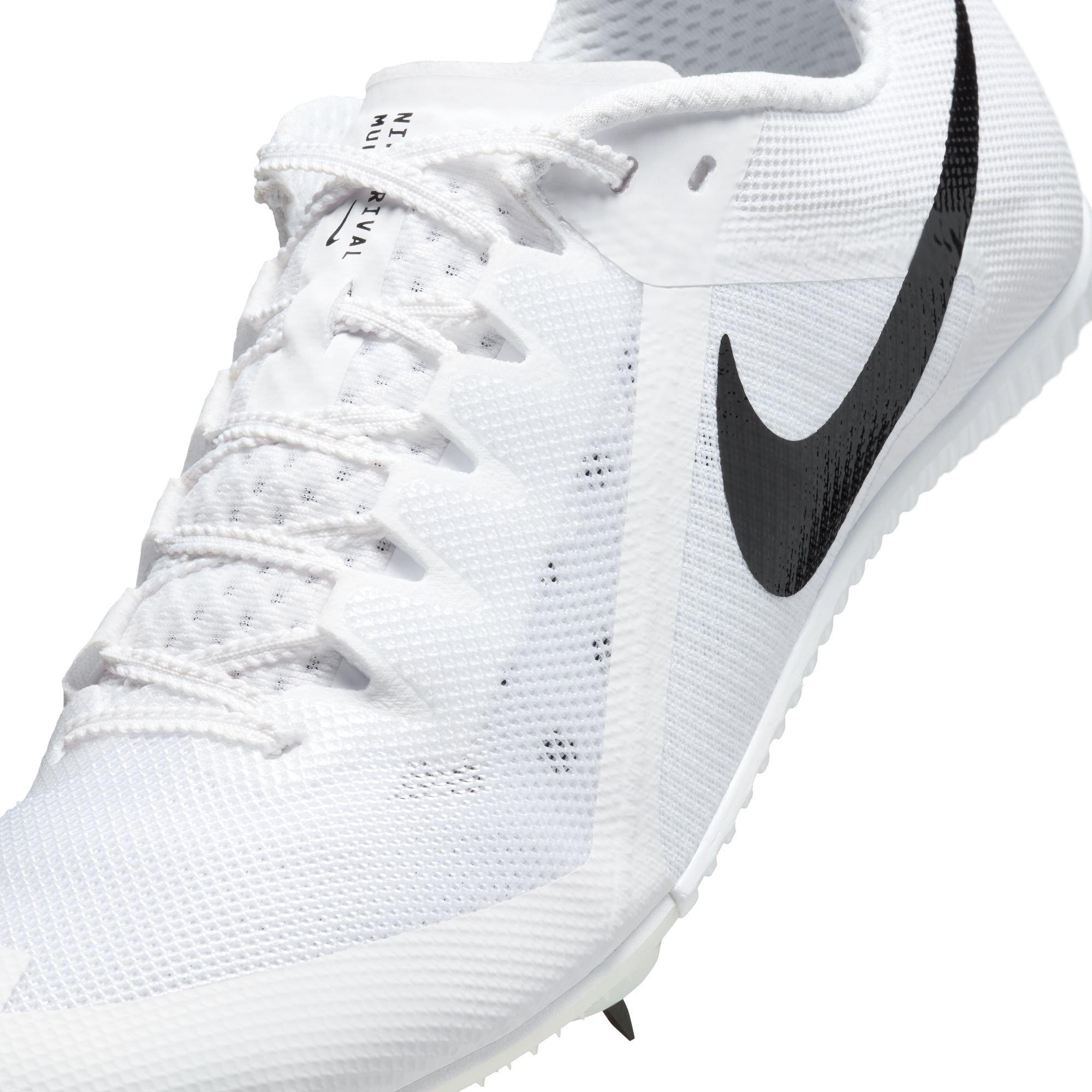 Nike Zoom Rival Multi-Event "White/Black/Metallic Silver" Unisex Track Spike - WHITE/BLACK Thumbnail View 11