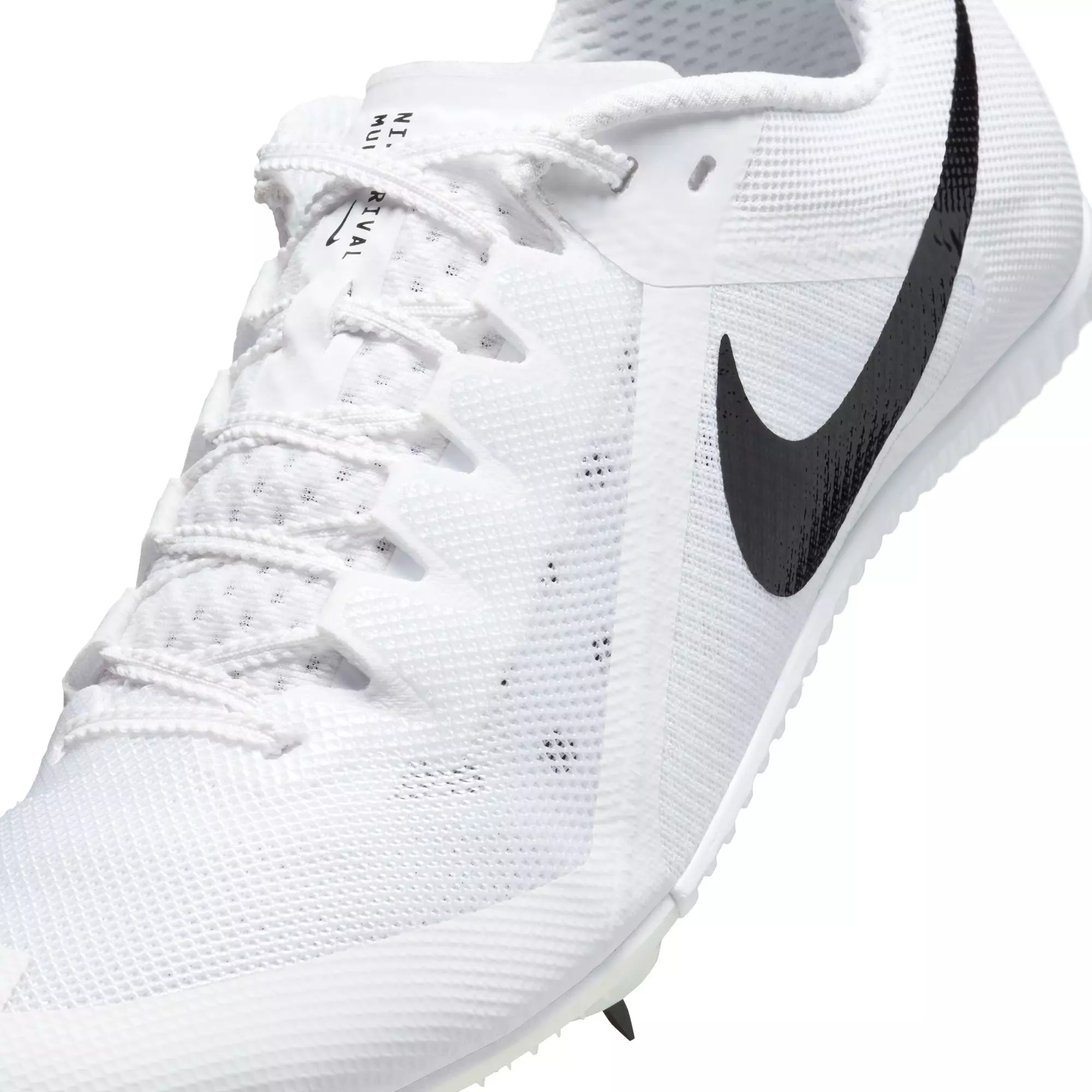 Nike Zoom Rival Multi-Event "White/Black/Metallic Silver" Unisex Track Spike - WHITE/BLACK