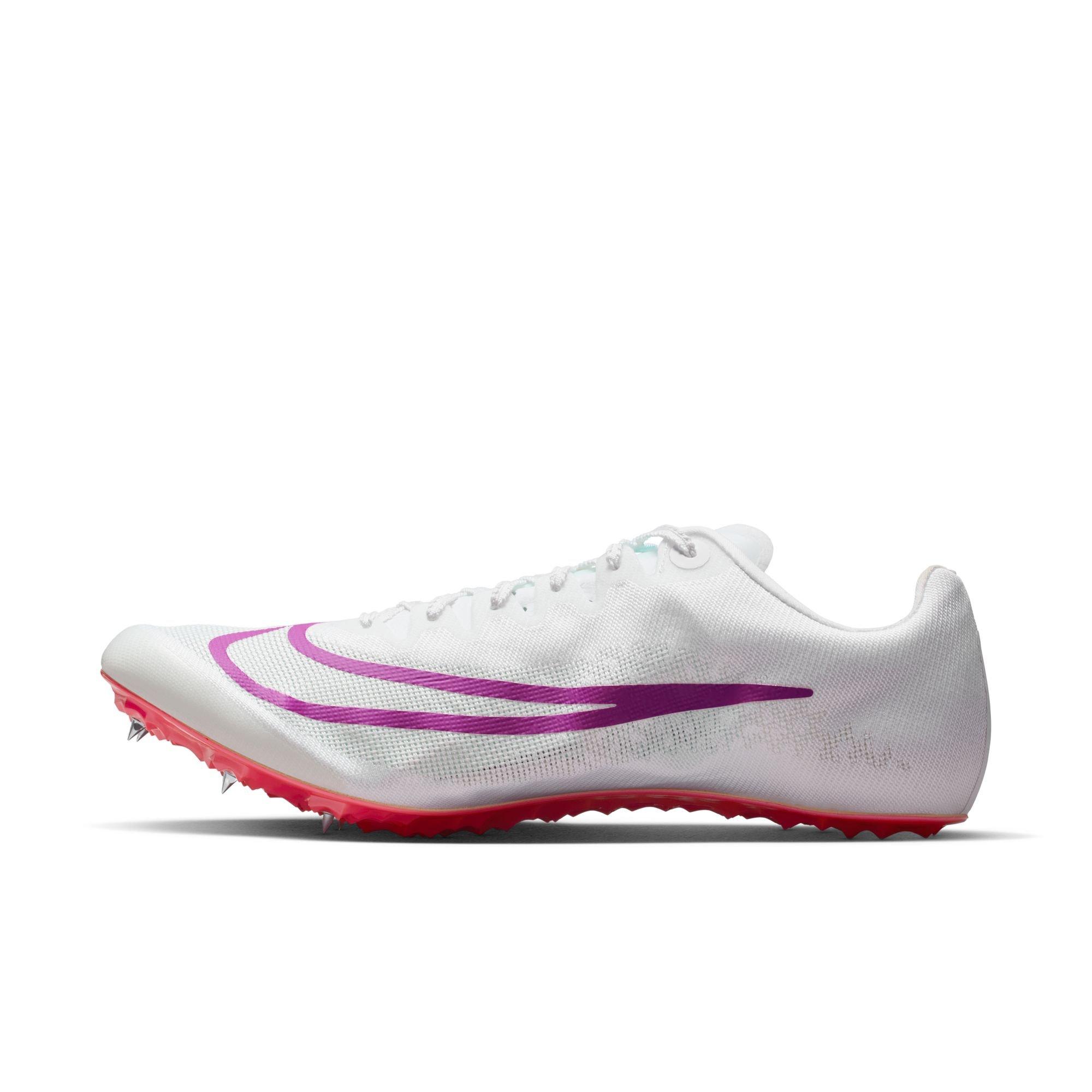 Nike Zoom Ja Fly 4 "White/Obsidian/Bright Crimson" Unisex Track Spike - WHITE/BLACK/RED Thumbnail View 4