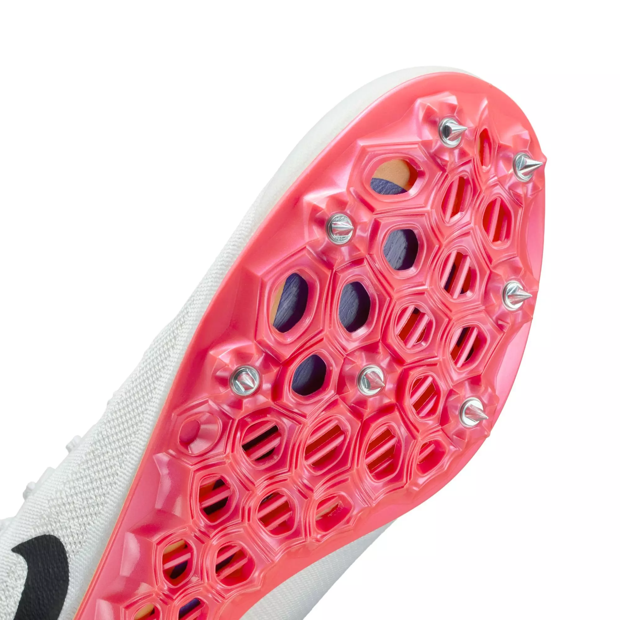 Nike Zoom Ja Fly 4 "White/Obsidian/Bright Crimson" Unisex Track Spike - WHITE/BLACK/RED