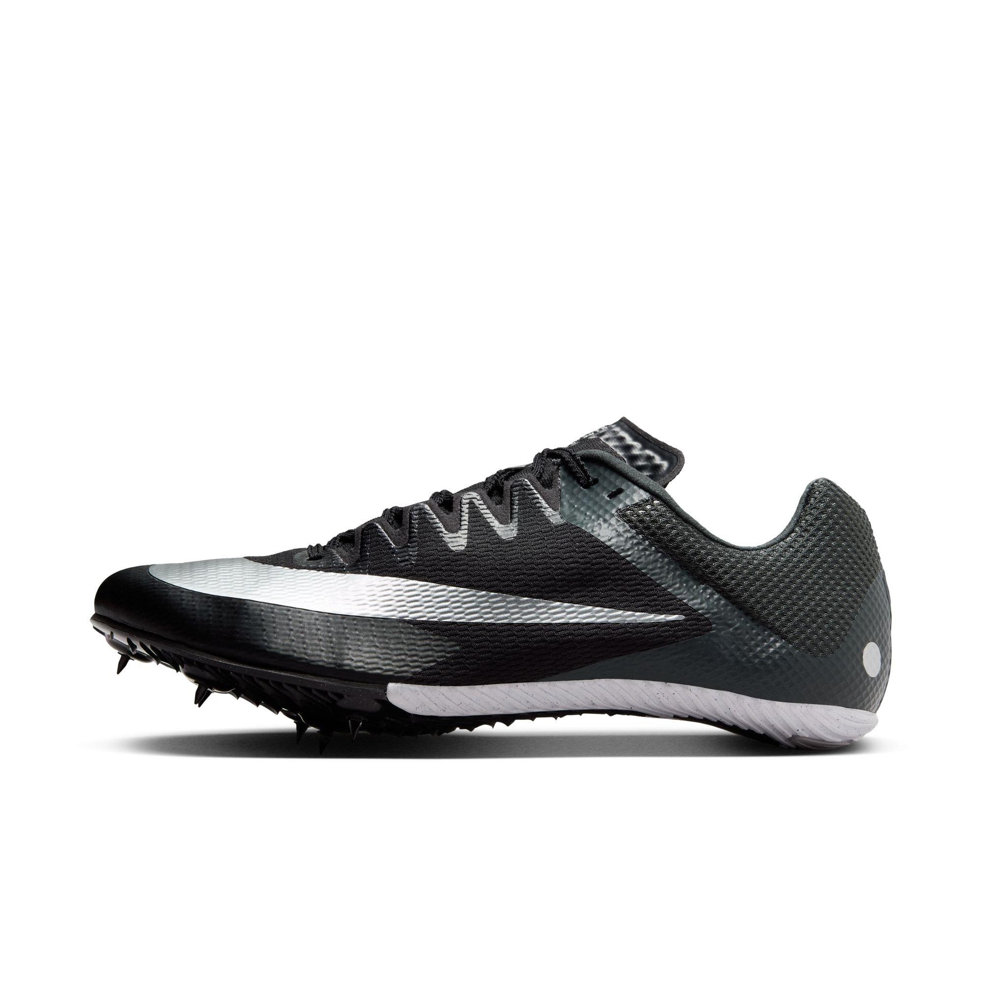 Nike Zoom Rival Sprint "Black/Metallic Silver" Men's Track Spike - BLACK/SILVER Thumbnail View 3
