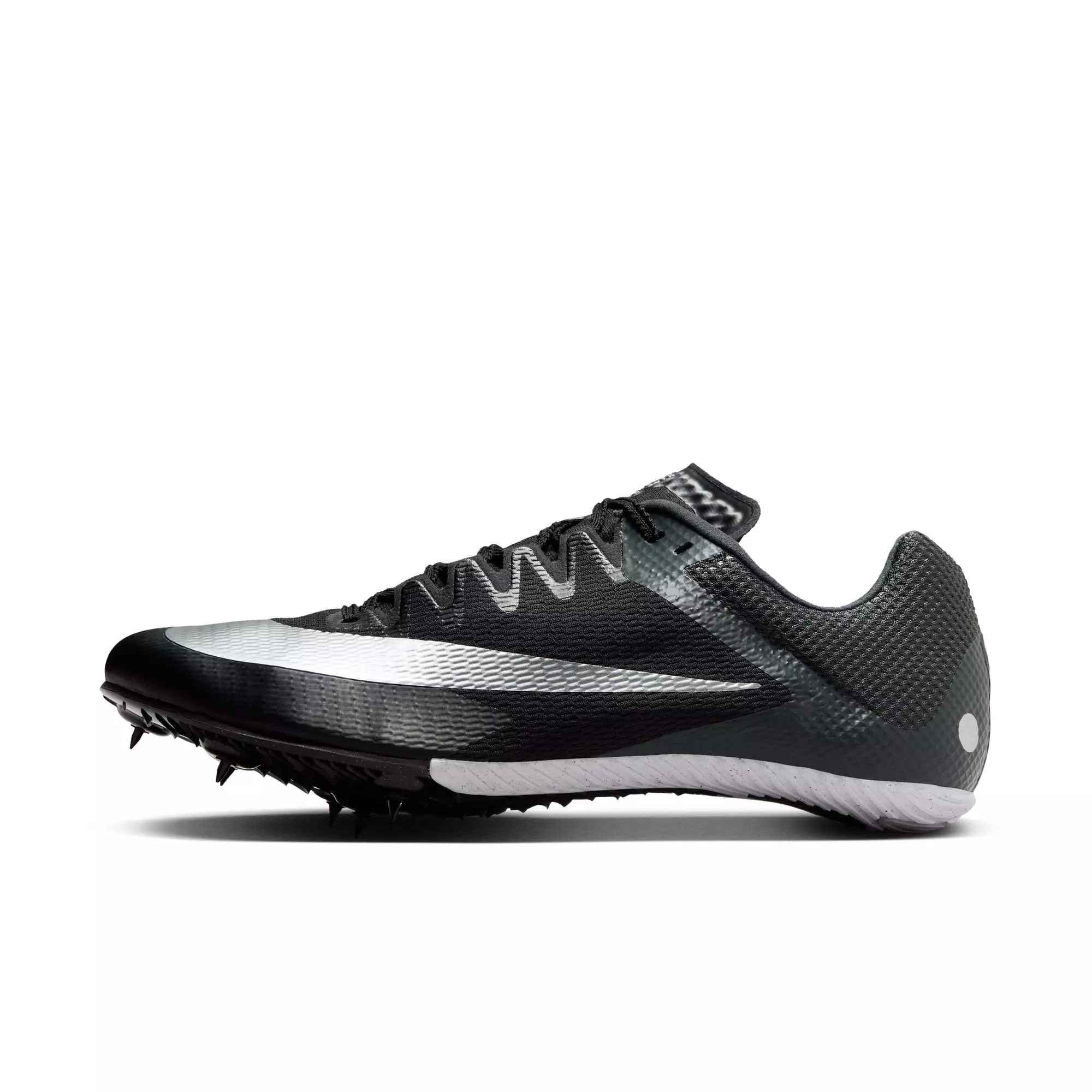 Nike Zoom Rival Sprint "Black/Metallic Silver" Men's Track Spike - BLACK/SILVER