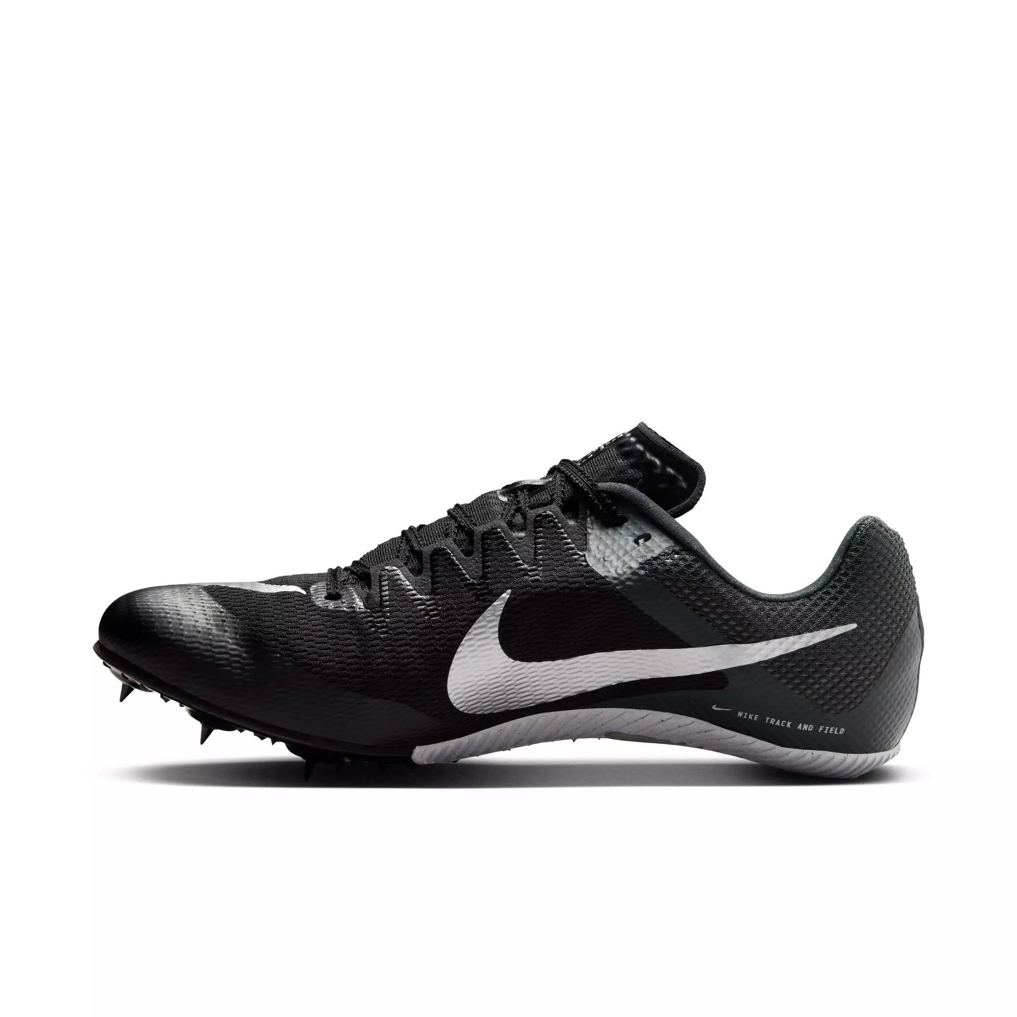 Nike Zoom Rival Sprint "Black/Metallic Silver" Men's Track Spike - BLACK/SILVER