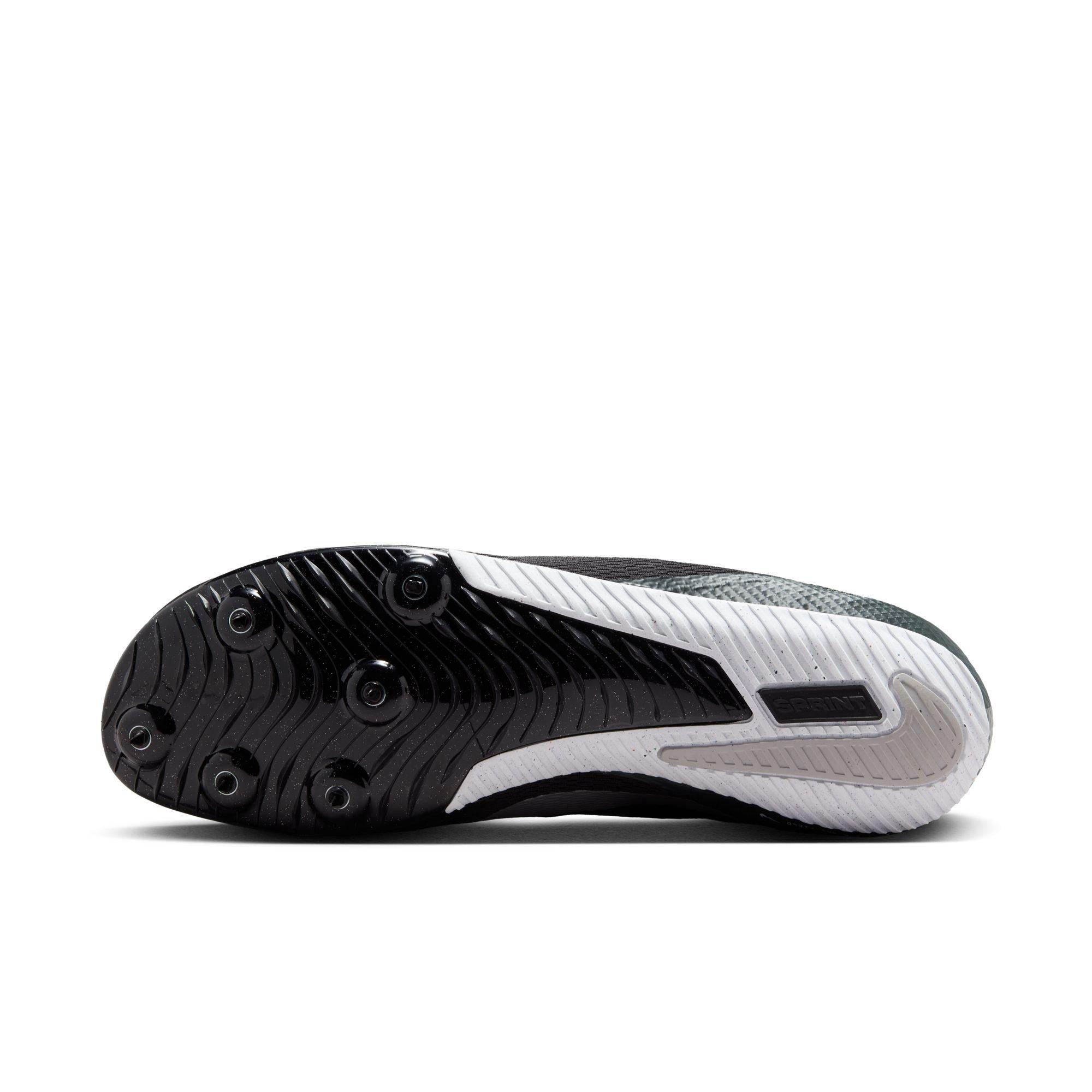 Nike Zoom Rival Sprint "Black/Metallic Silver" Men's Track Spike - BLACK/SILVER Thumbnail View 9