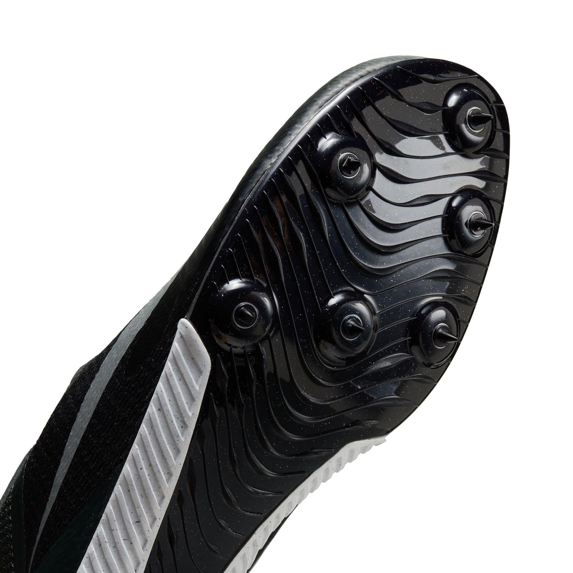 Nike Zoom Rival Sprint "Black/Metallic Silver" Men's Track Spike - BLACK/SILVER Thumbnail View 10