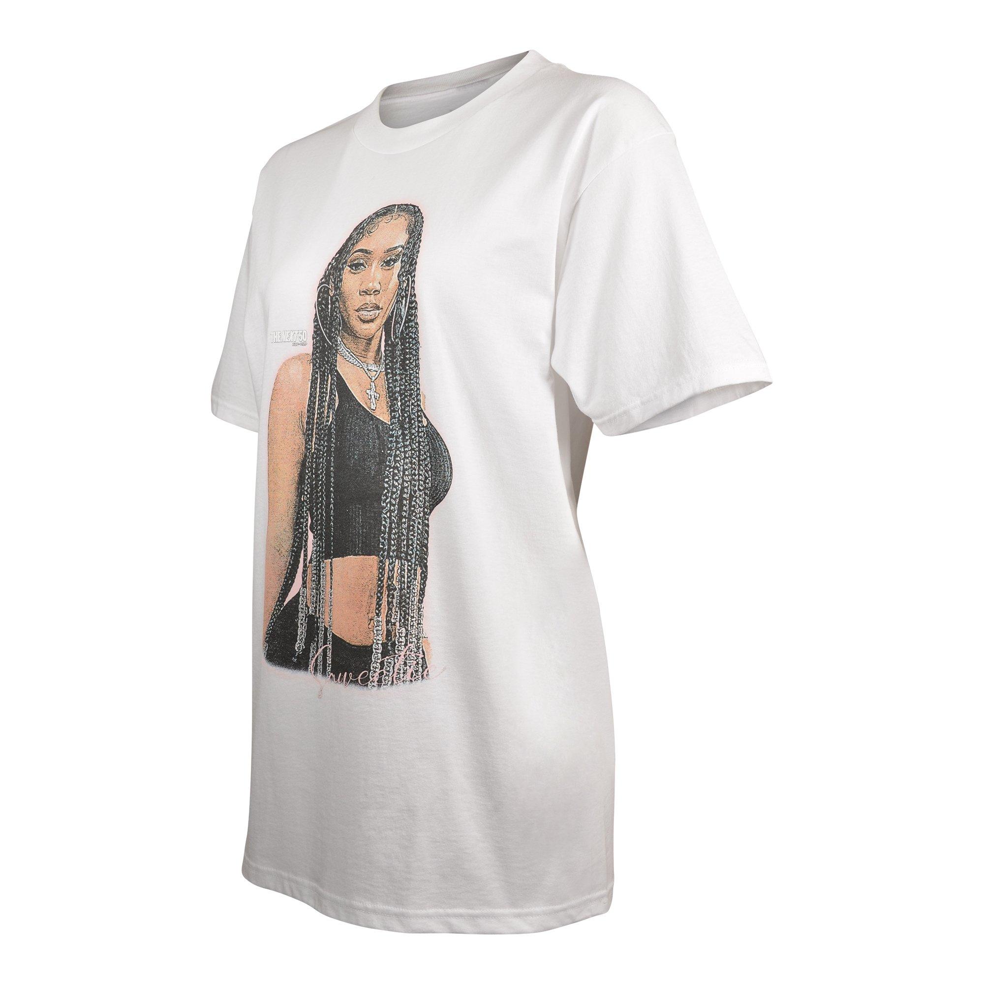 Philcos Women's Saweetie Graphic Tee - WHITE Thumbnail View 3