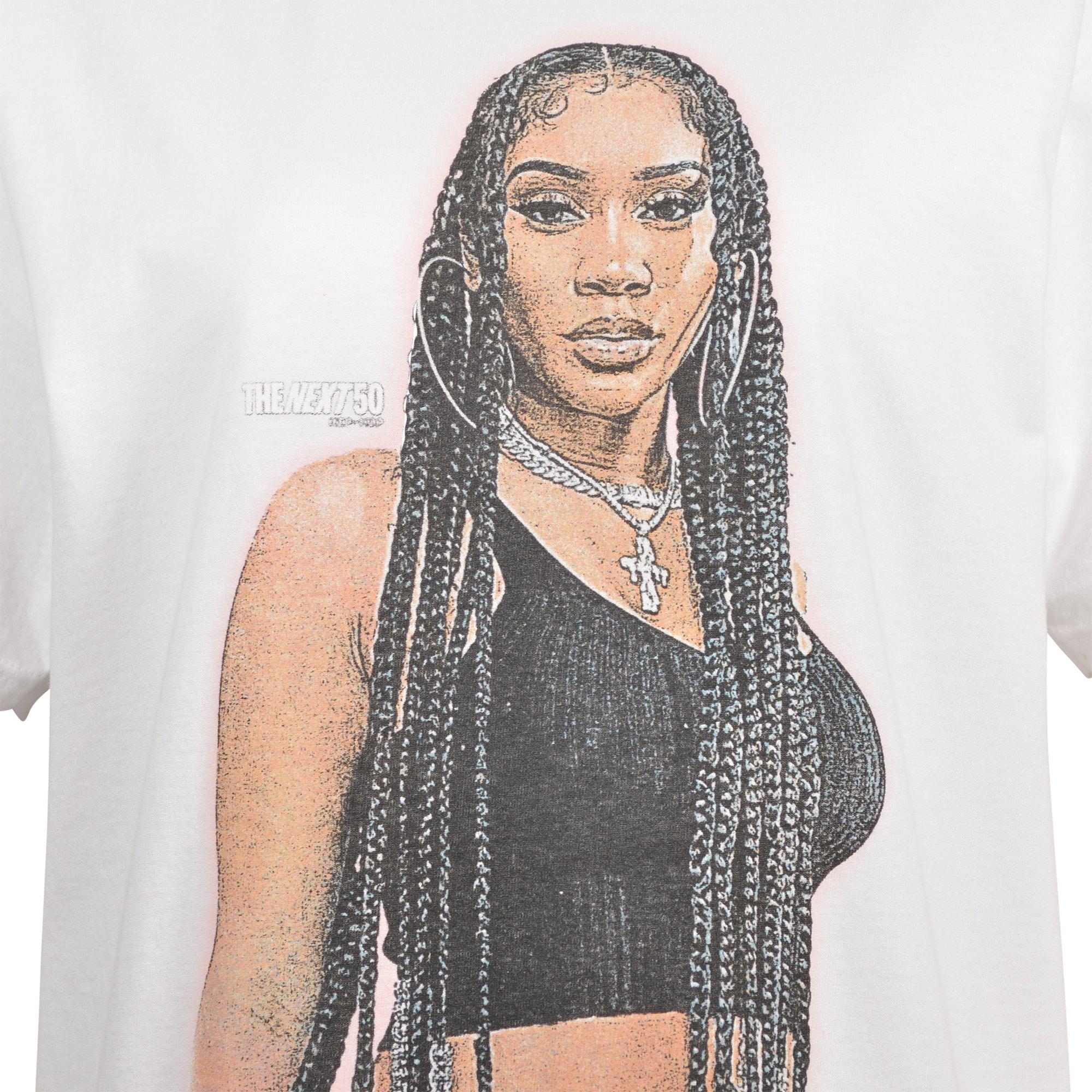 Philcos Women's Saweetie Graphic Tee - WHITE Thumbnail View 4
