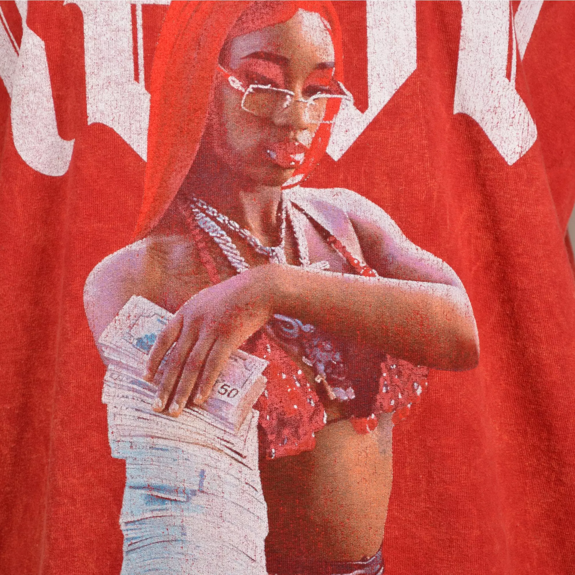 Philcos Women's Sexyy Red Graphic Tee - RED