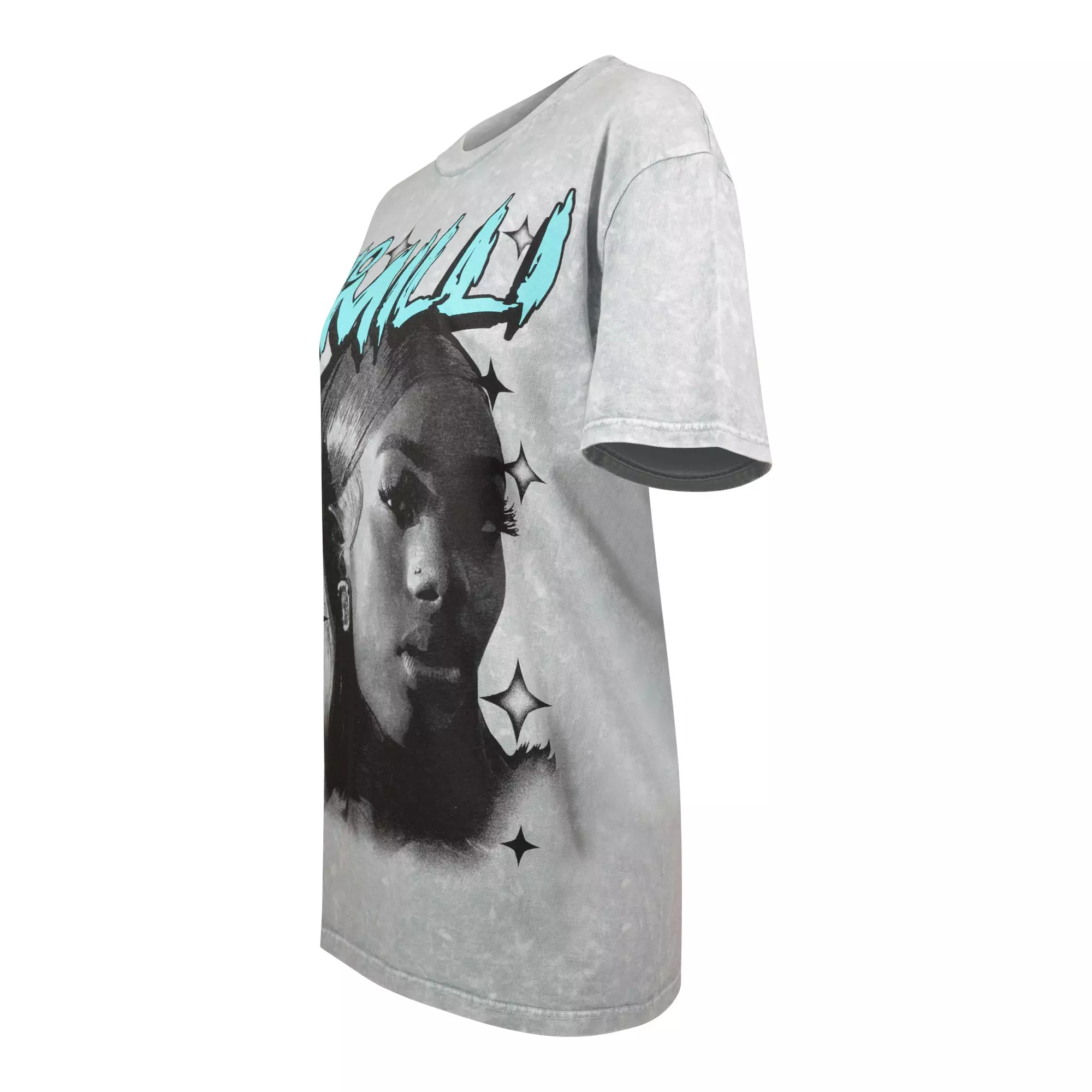 Philcos Women's Flo Milli Graphic Tee - Grey - GREY