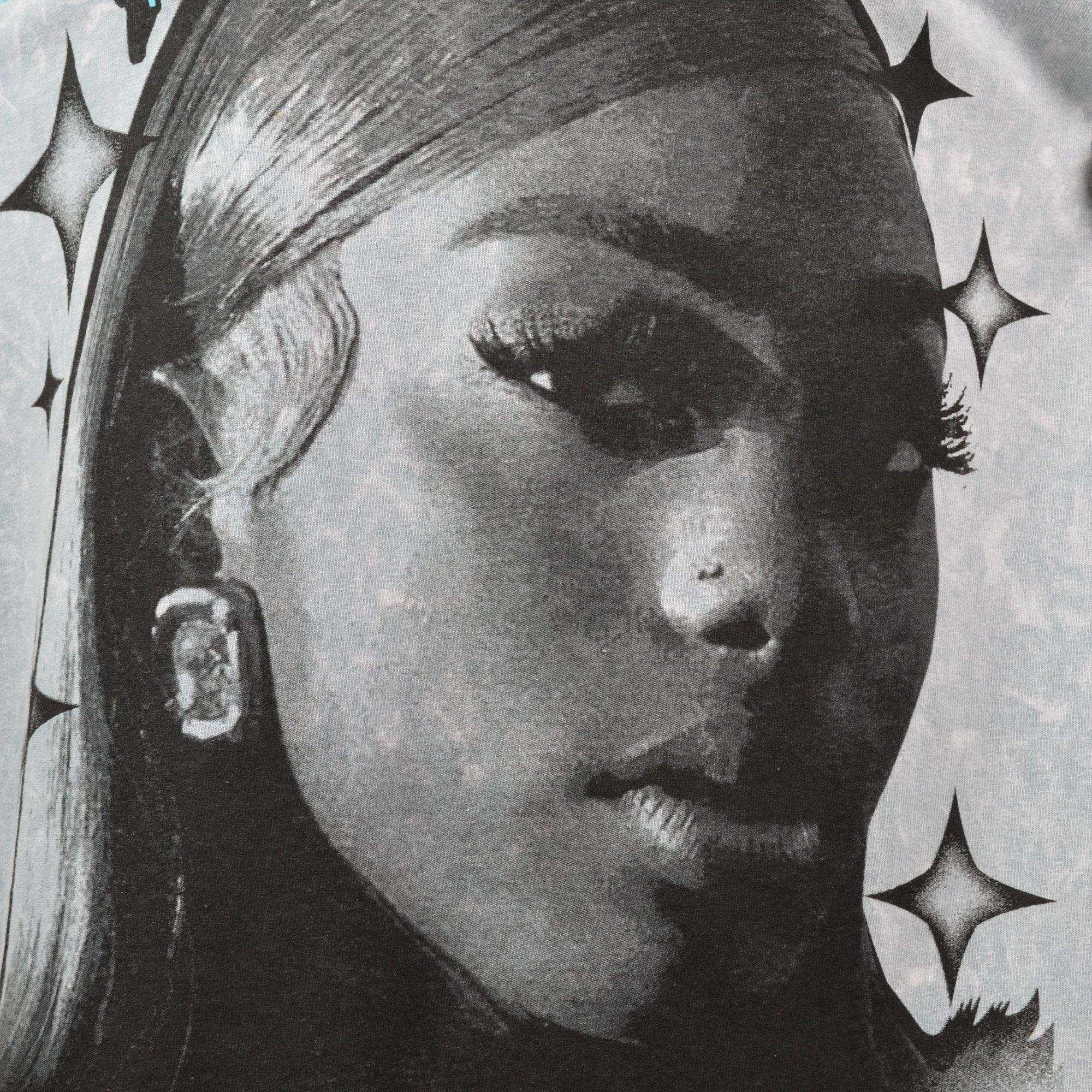 Philcos Women's Flo Milli Graphic Tee - Grey - GREY Thumbnail View 4