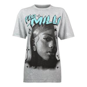 Philcos Women's Flo Milli Graphic Tee - Grey