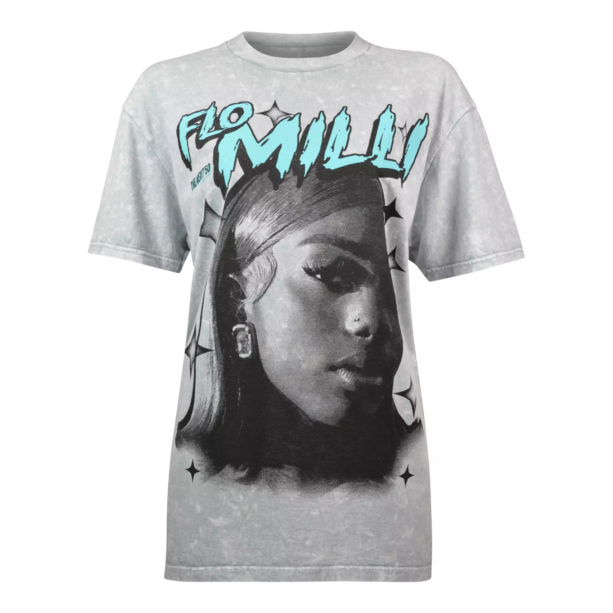 Philcos Women's Flo Milli Graphic Tee - Grey - GREY