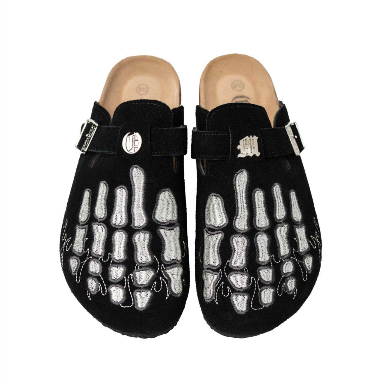 Octavious Marks Chat Noir "Black/White" Unisex Clog - BLACK/WHITE Thumbnail View 2