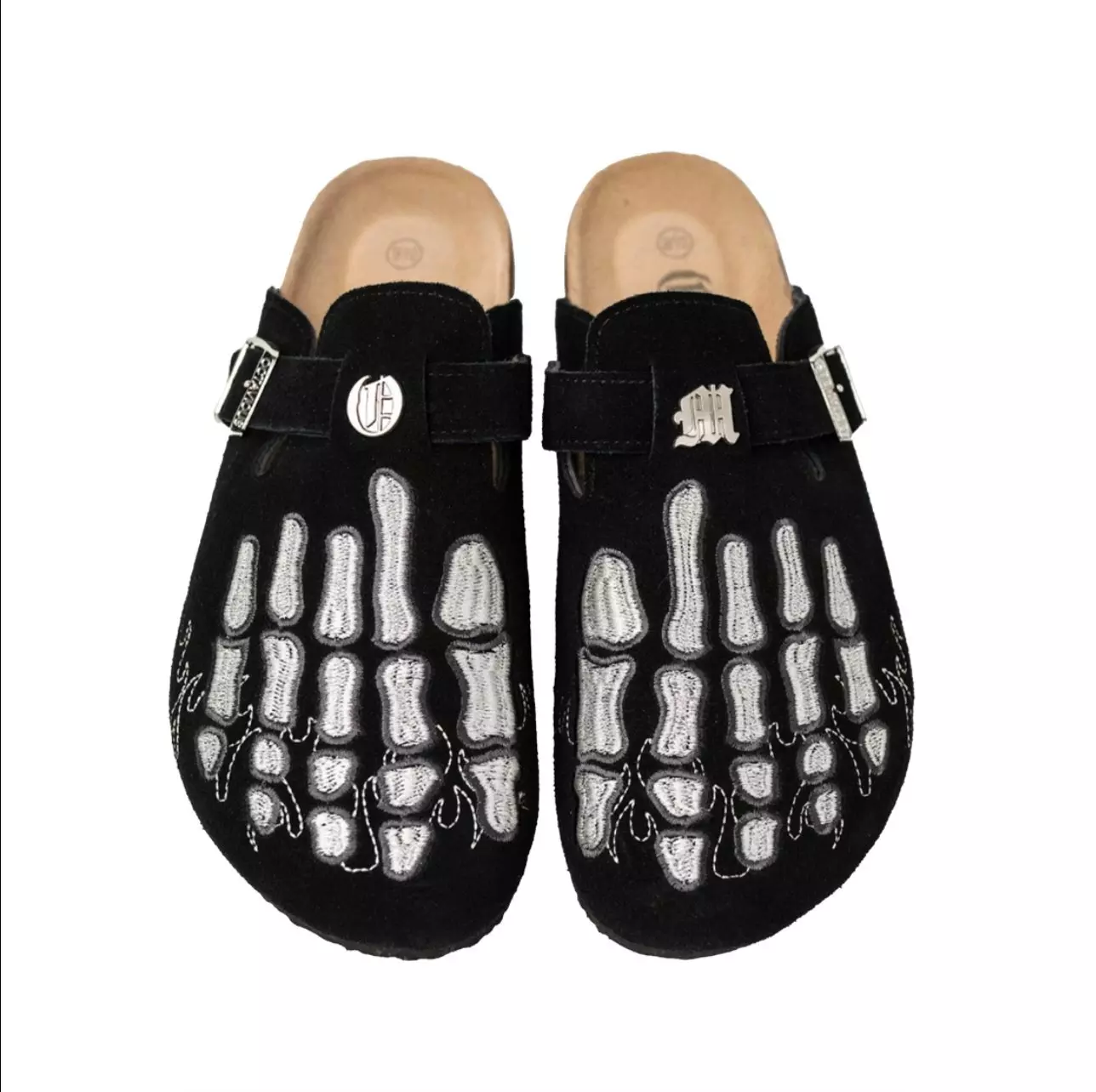 Octavious Marks Chat Noir "Black/White" Unisex Clog
