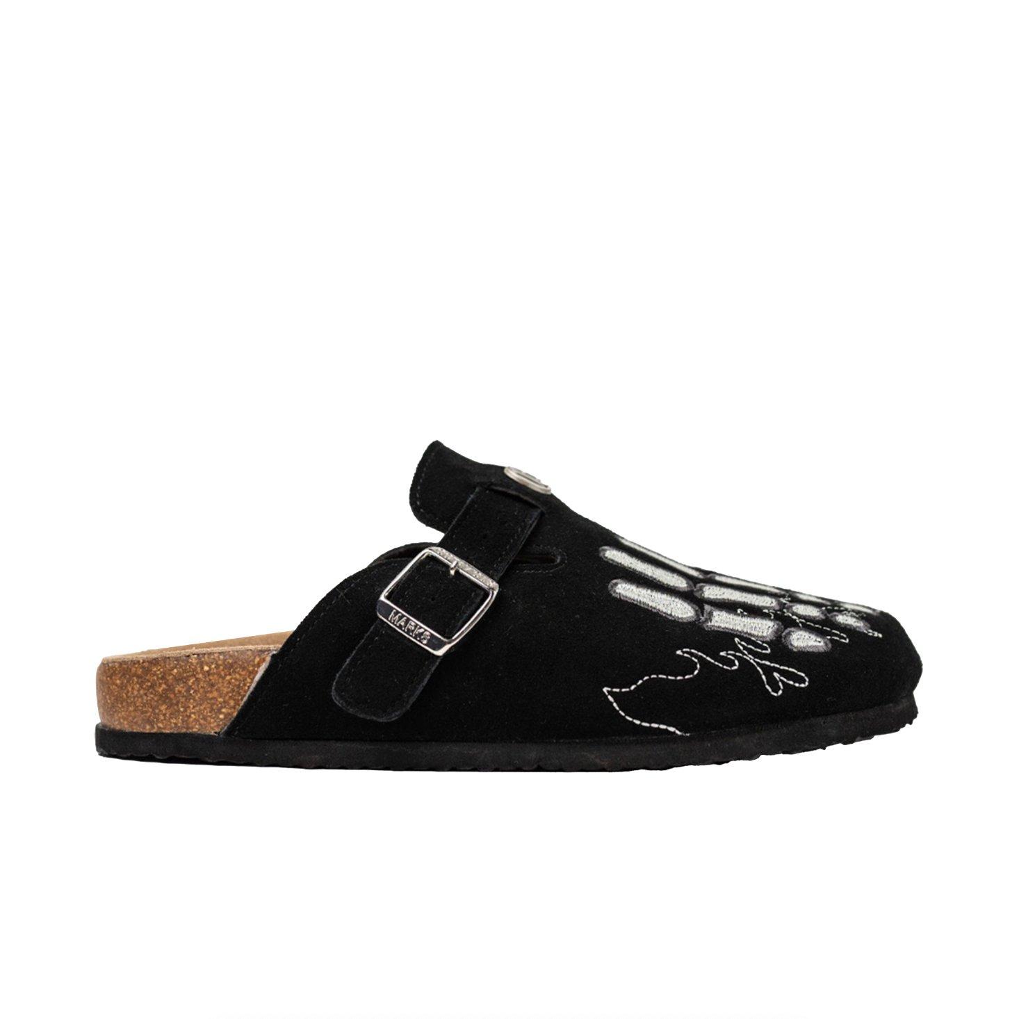 Octavious Marks Chat Noir "Black/White" Unisex Clog