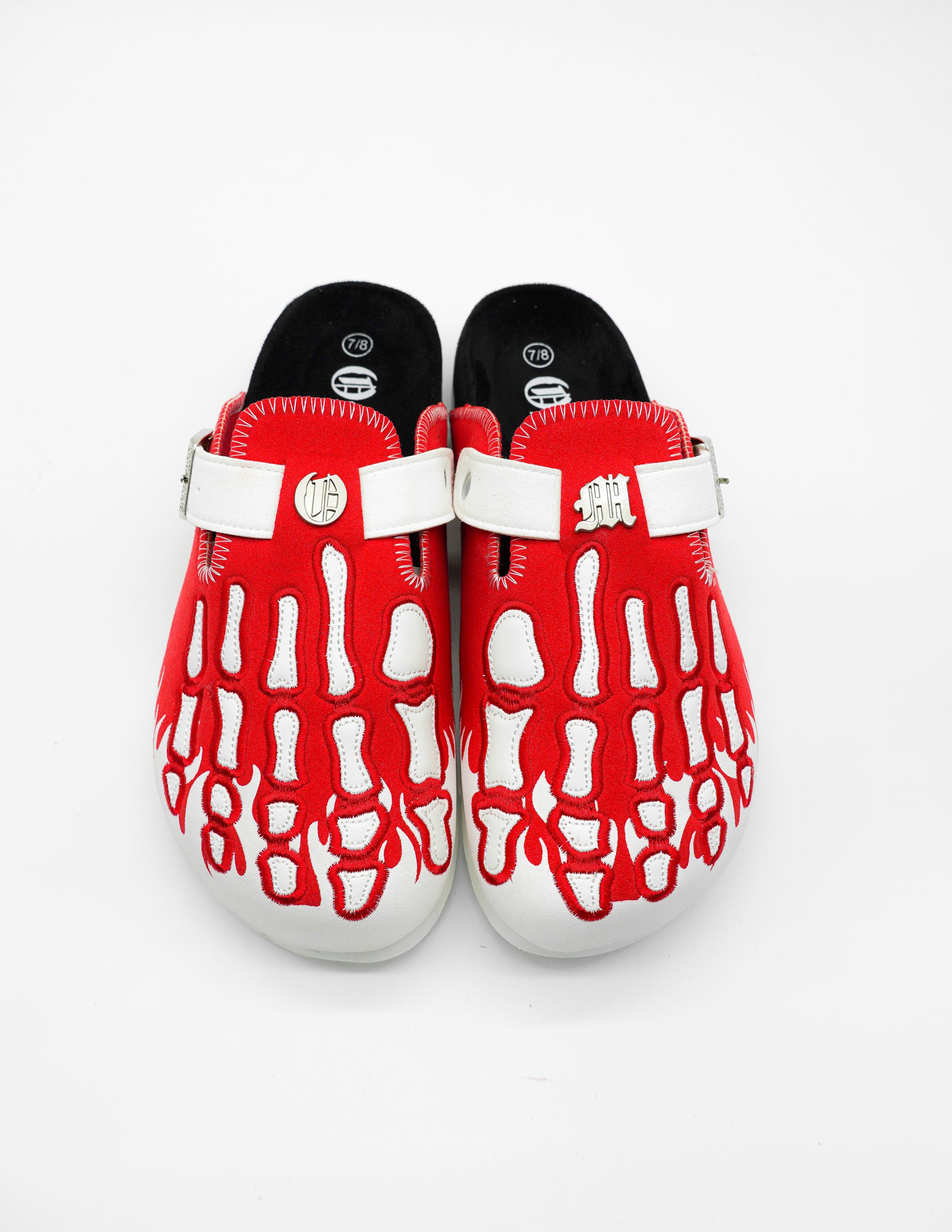 OCTAVIOUS MARKS RED PEARL UNISEX CLOG: 3/4 Octavious Marks  main image 4