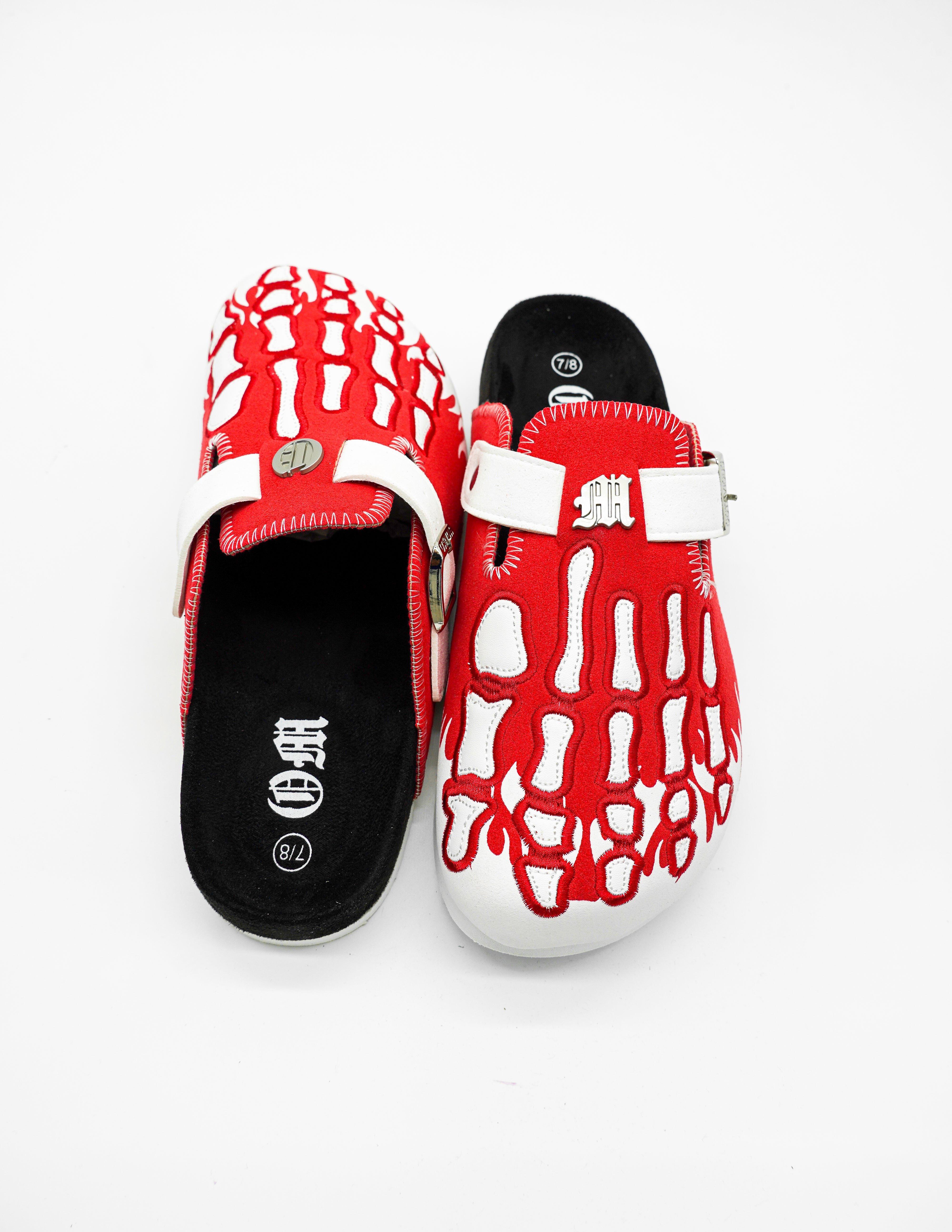 Octavious Marks Sektor "Red/White" Unisex Clog - RED/WHITE Thumbnail View 3