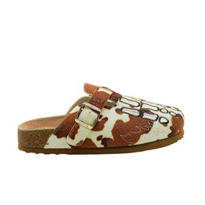 Octavious Marks Montbeliarde "Brown/White" Unisex Clog