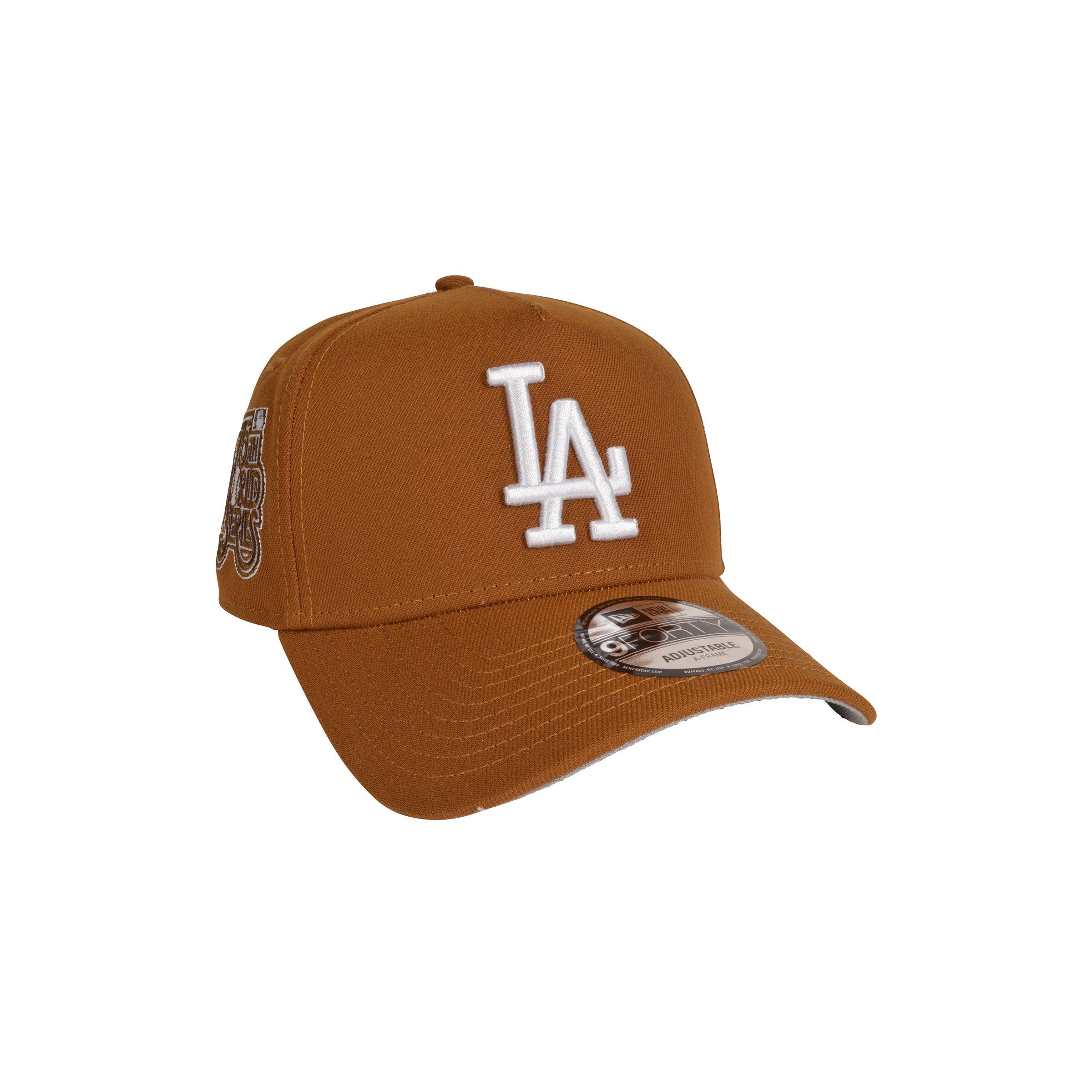 New Era Los Angeles Dodgers 9FORTY A-Frame Color Pack Wheat Snapback Hat