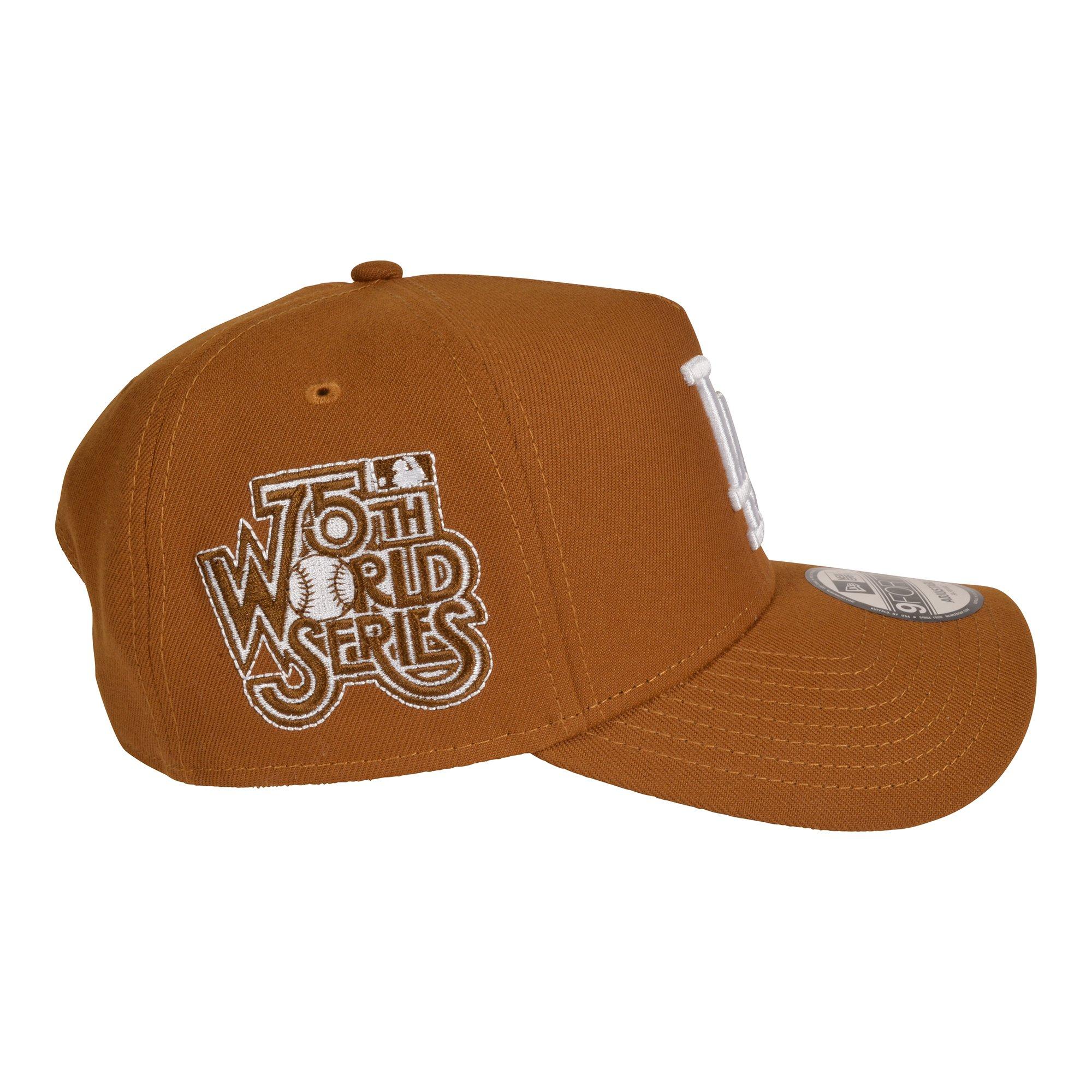 New Era Los Angeles Dodgers 9FORTY A-Frame Color Pack Wheat Snapback Hat
