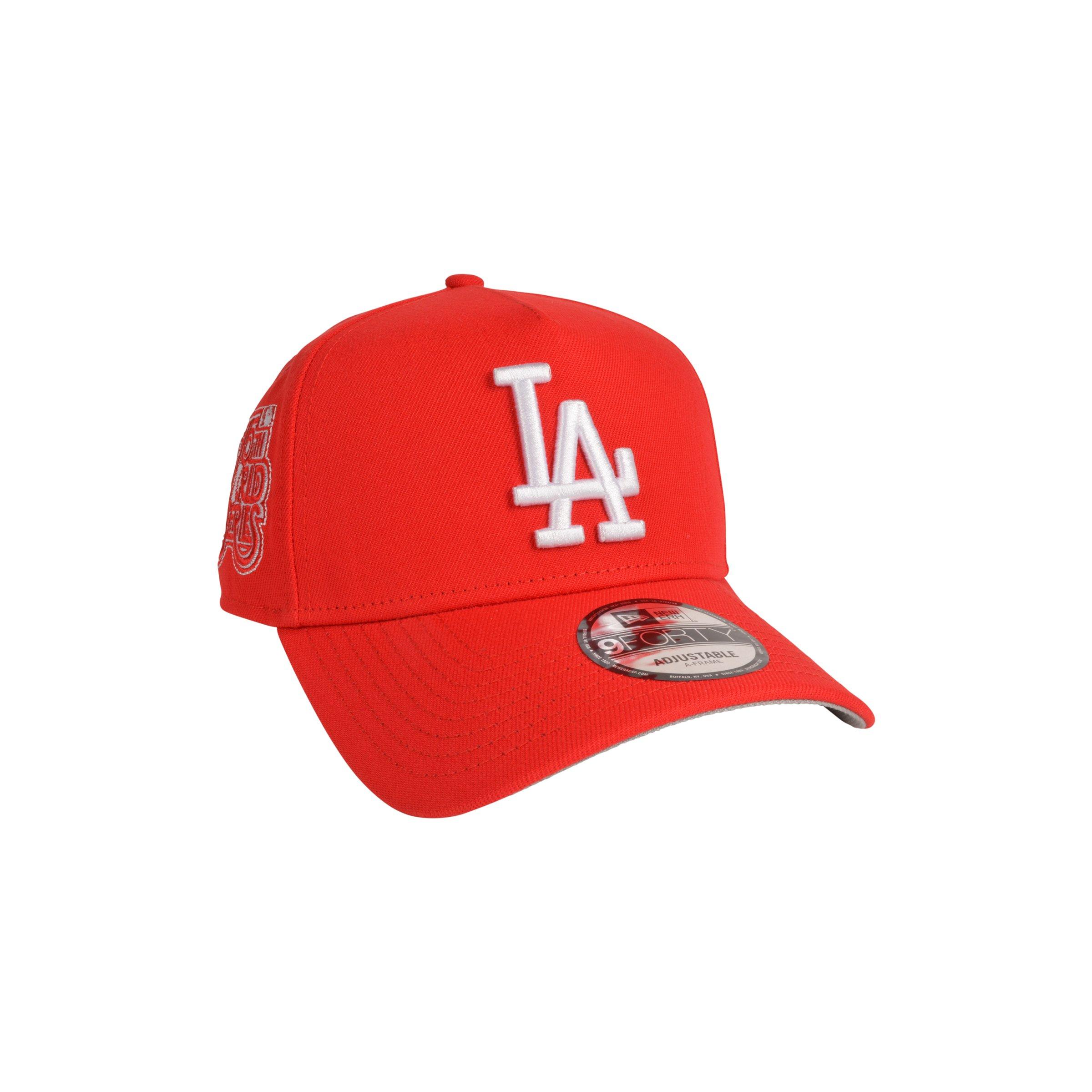 New Era Los Angeles Dodgers 9FORTY A-Frame Color Pack Snapback Hat-Red