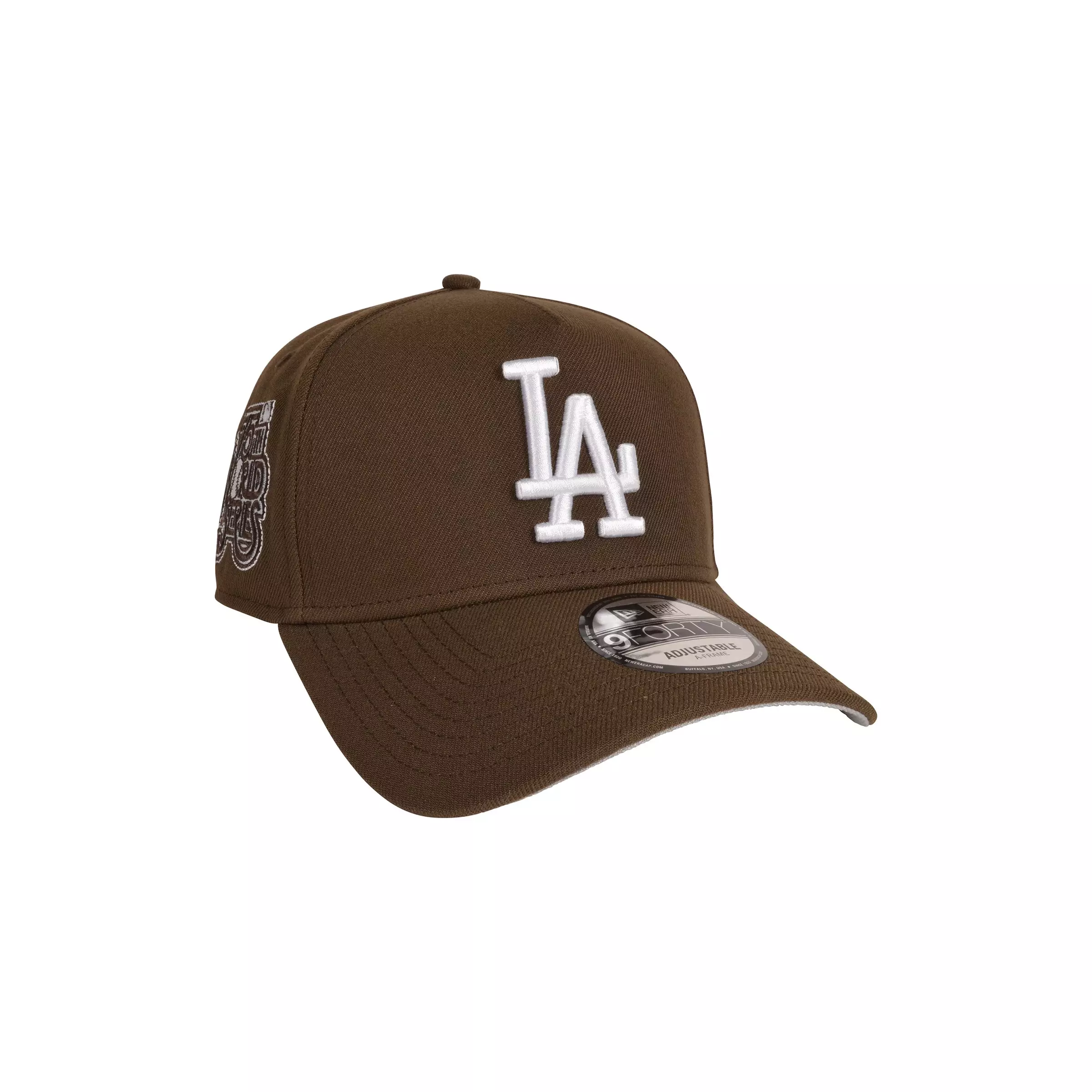 New Era Los Angeles Dodgers 9FORTY A-Frame Color Pack Snapback Hat-Brown - BROWN