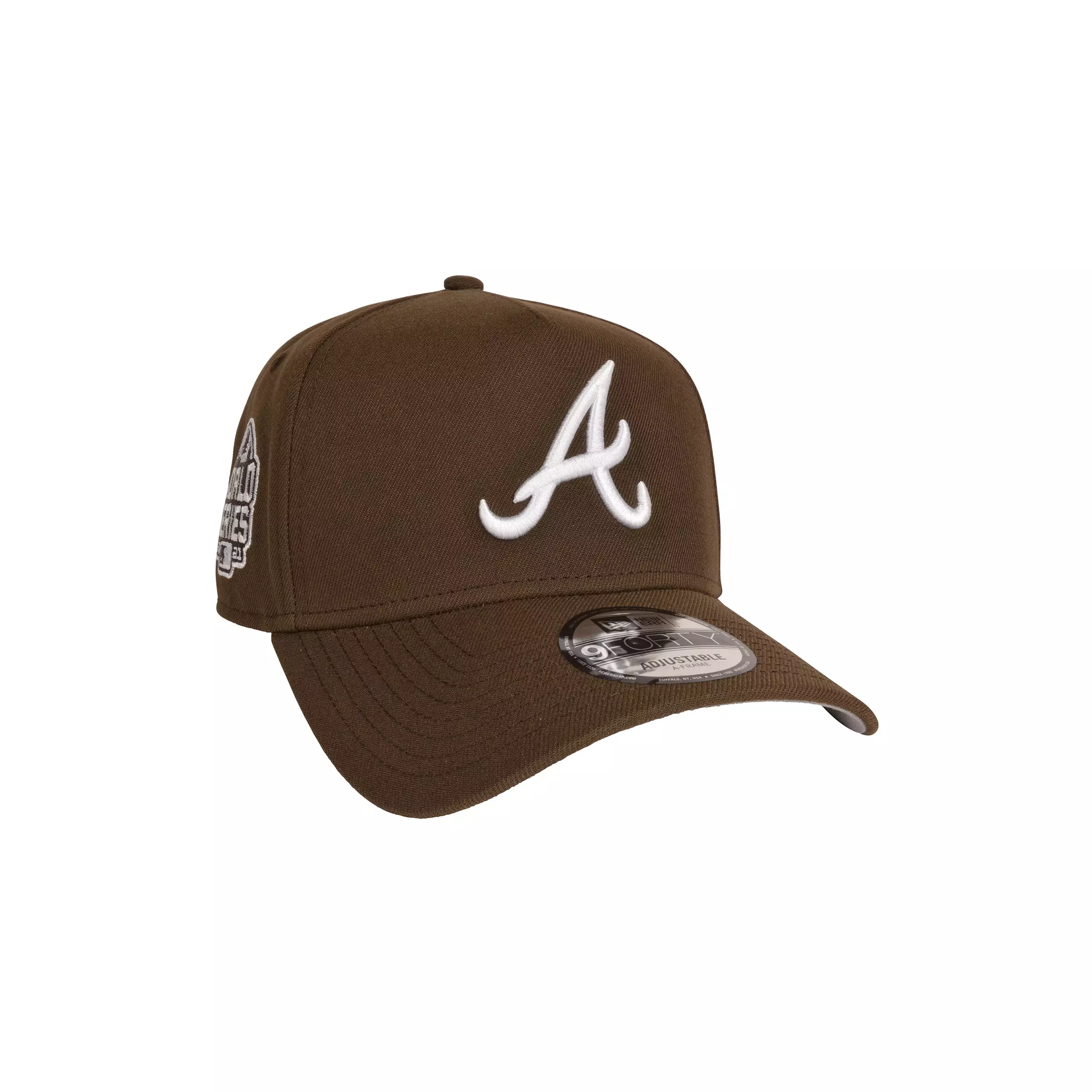 New Era Atlanta Braves 9FORTY A-Frame Color Pack Snapback Hat-Brown - BROWN