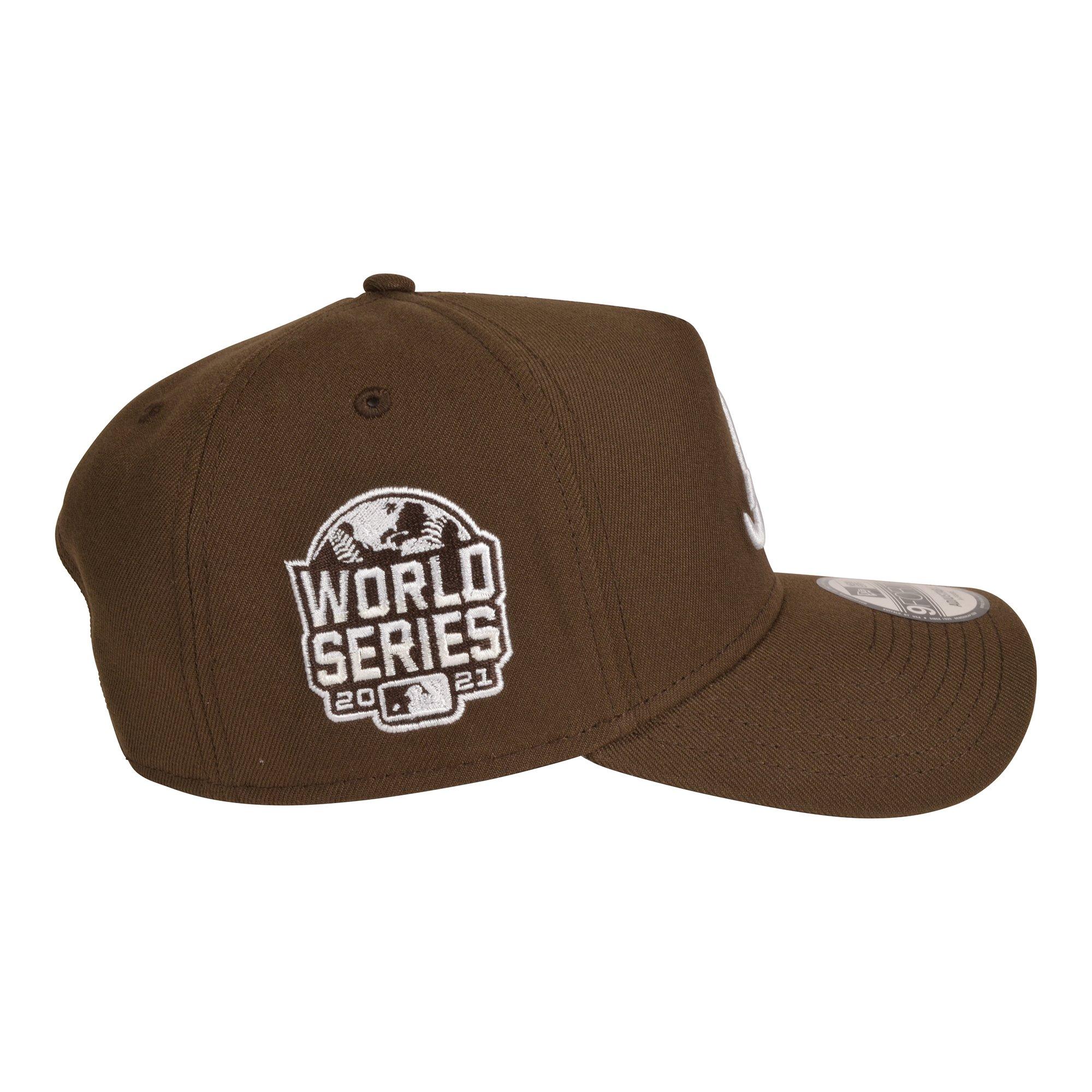 New Era Atlanta Braves 9FORTY A-Frame Color Pack Snapback Hat-Brown