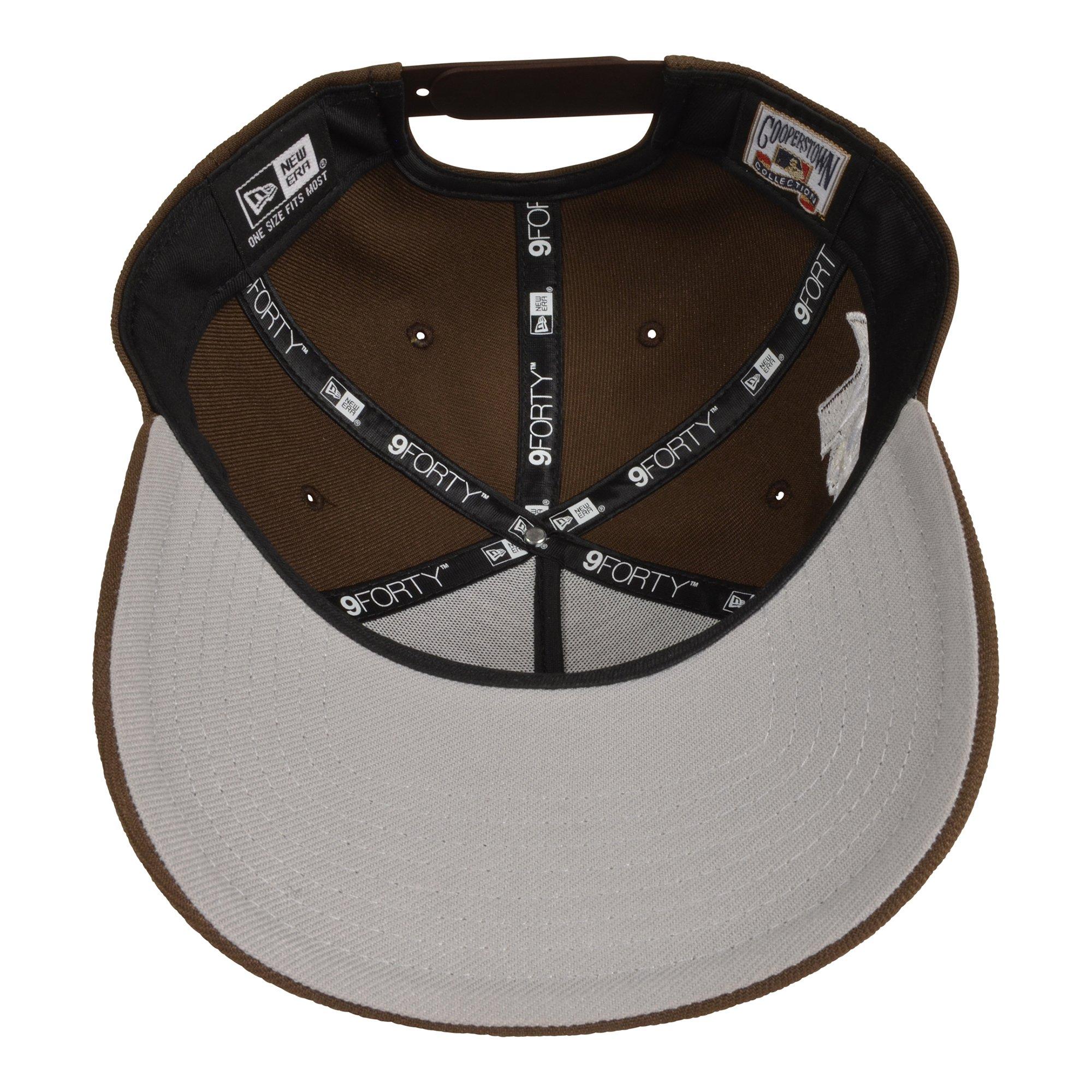 New Era Atlanta Braves 9FORTY A-Frame Color Pack Snapback Hat-Brown