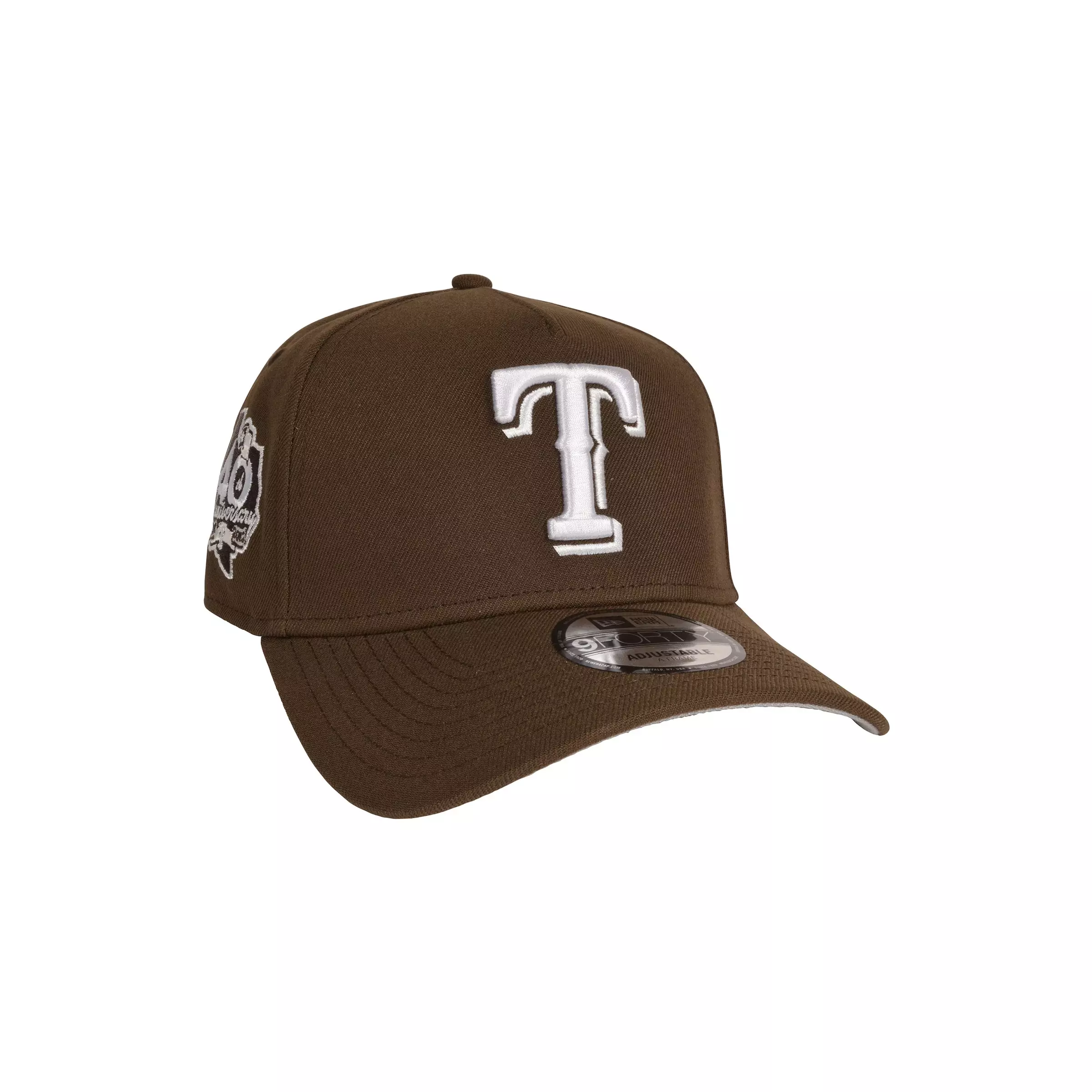 New Era Texas Rangers 9FORTY A-Frame Color Pack Snapback Hat-Brown - BROWN