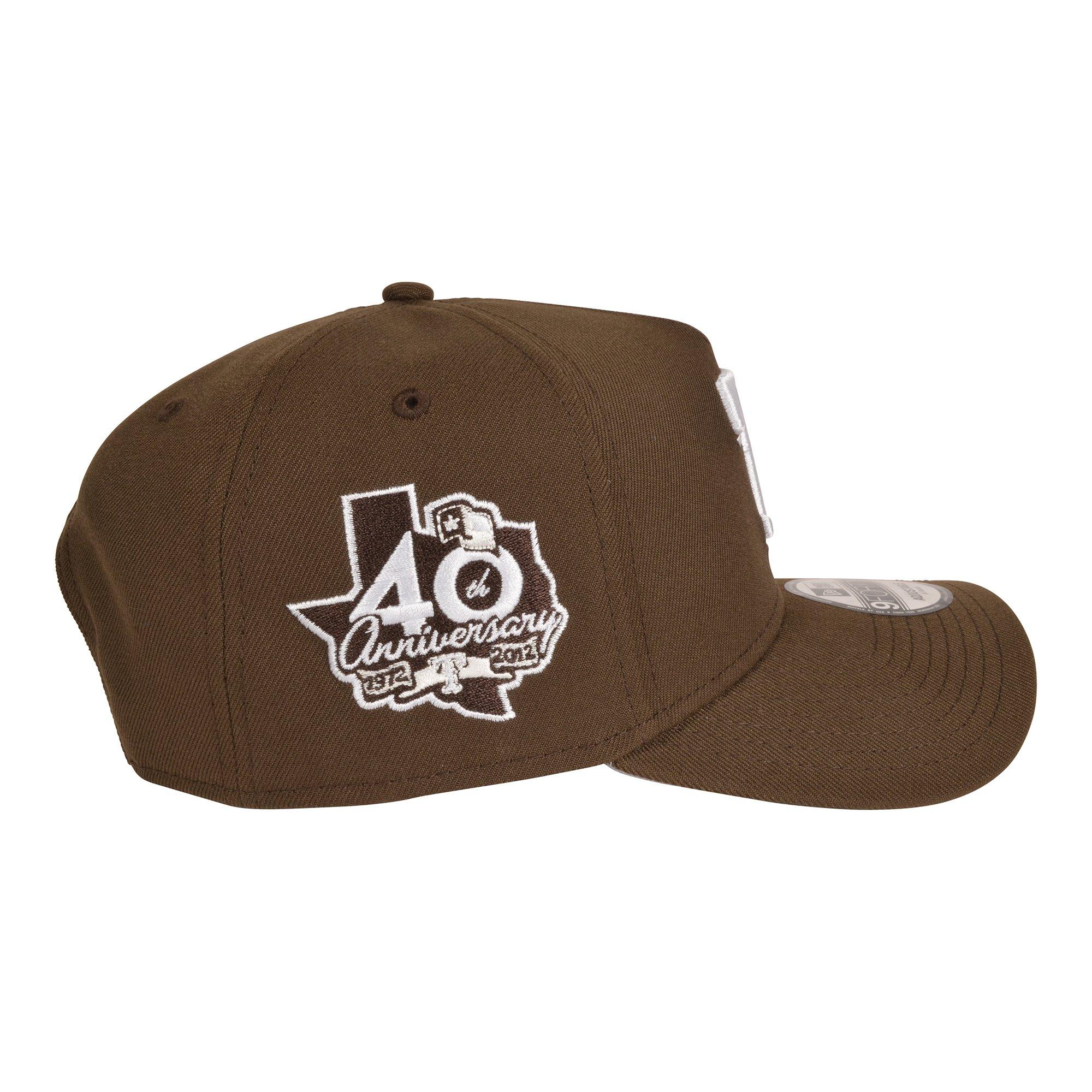 New Era Texas Rangers 9FORTY A-Frame Color Pack Snapback Hat-Brown