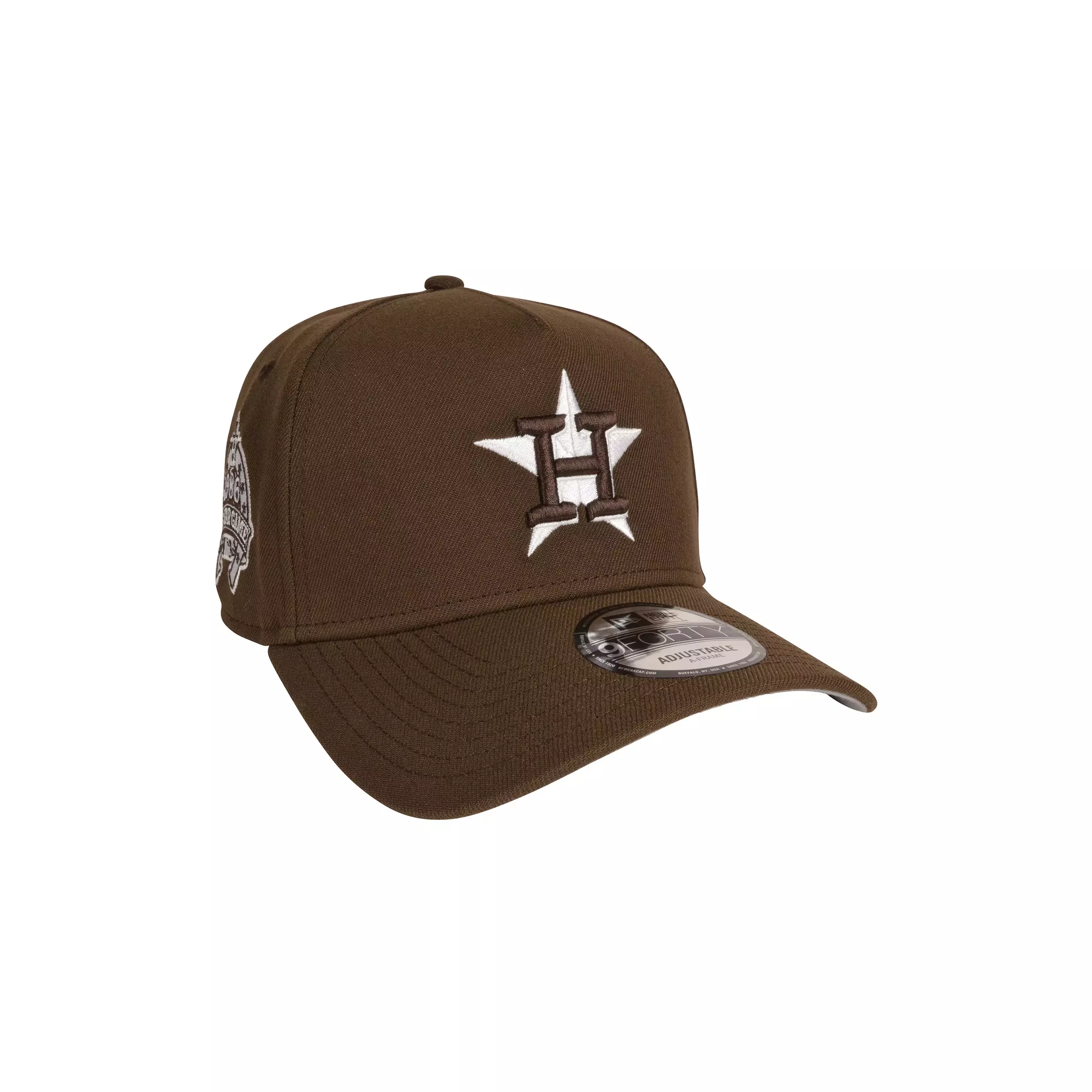 New Era Houston Astros 9FORTY A-Frame Color Pack Snapback Hat-Brown - BROWN