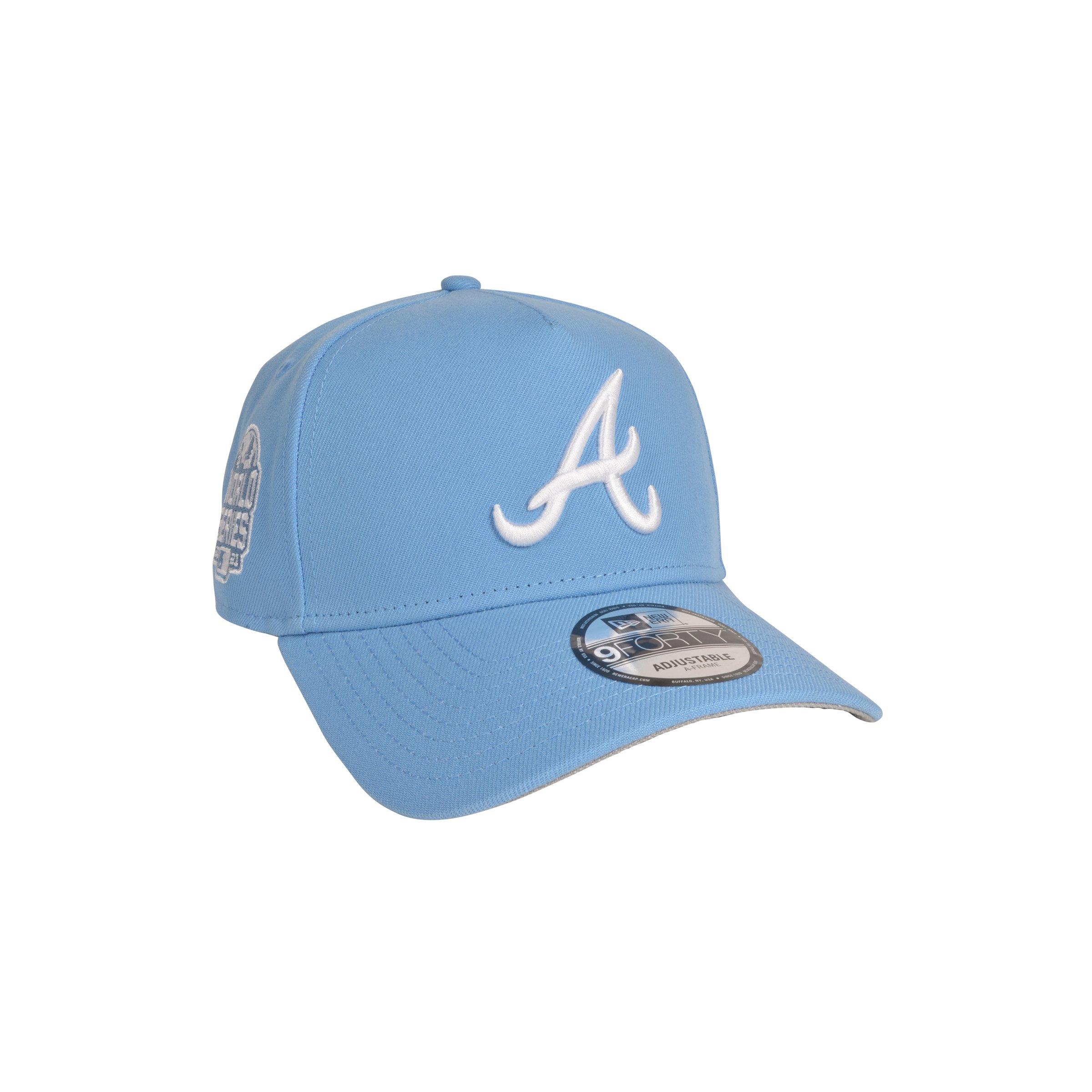 New Era Atlanta Braves 9FORTY A-Frame Color Pack Snapback Hat-Light Blue