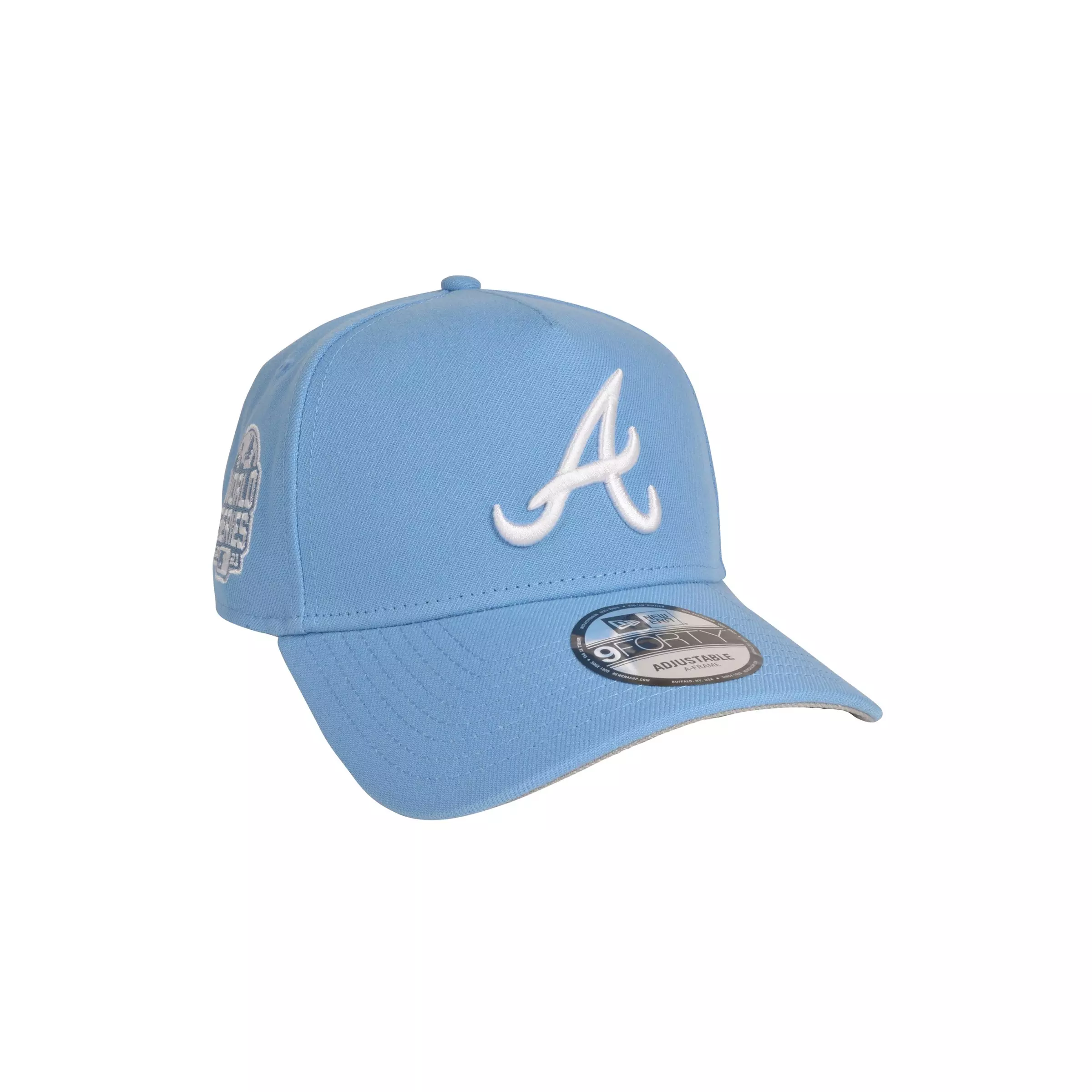 New Era Atlanta Braves 9FORTY A-Frame Color Pack Snapback Hat-Light Blue