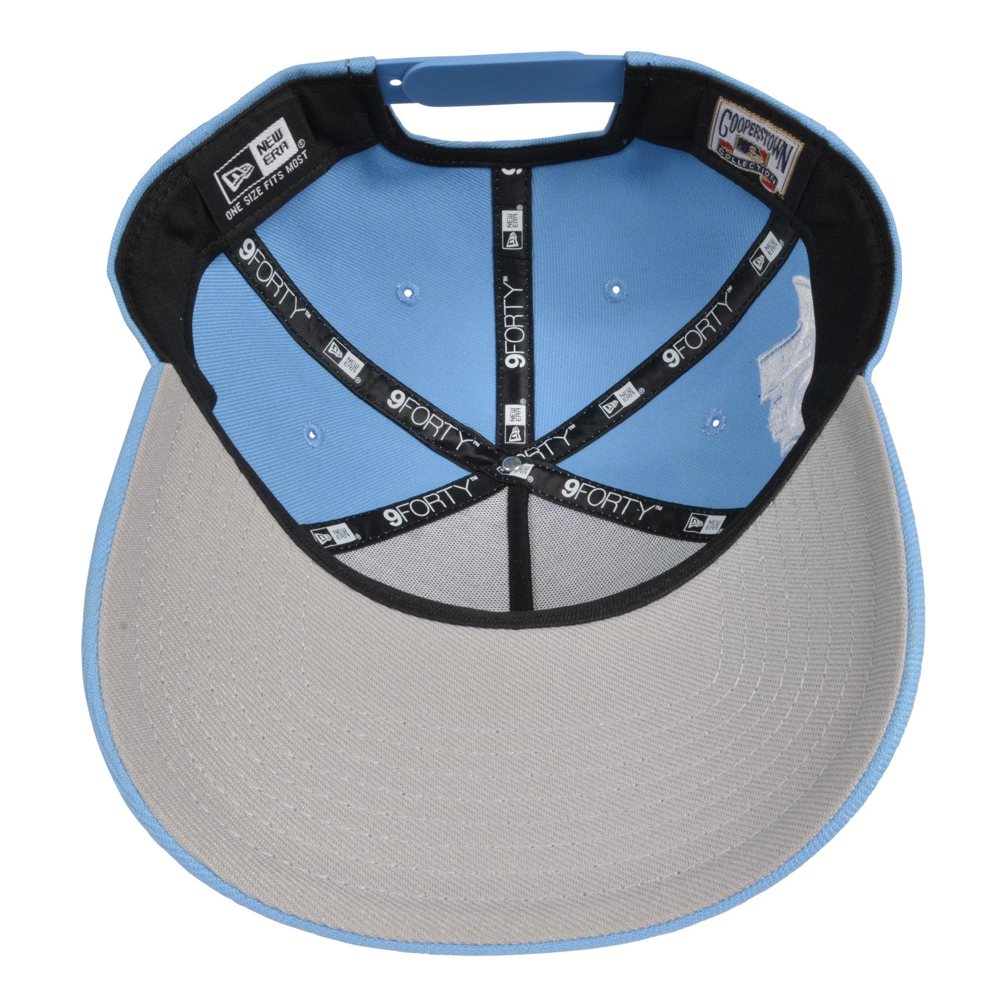 New Era Houston Astros 9FIFTY Snapback Cap – Adjustable, Two-Tone Blue/Grey, Structured High Crown