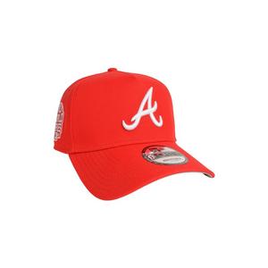 New Era Atlanta Braves 9FORTY A-Frame Color Pack Snapback Hat-Red