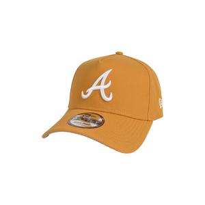 New Era Atlanta Braves 9FORTY A-Frame Color Pack Snapback Hat-Tan