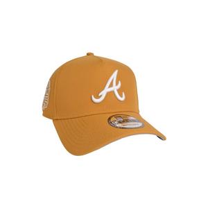 New Era Atlanta Braves 9FORTY A-Frame Color Pack Snapback Hat-Tan
