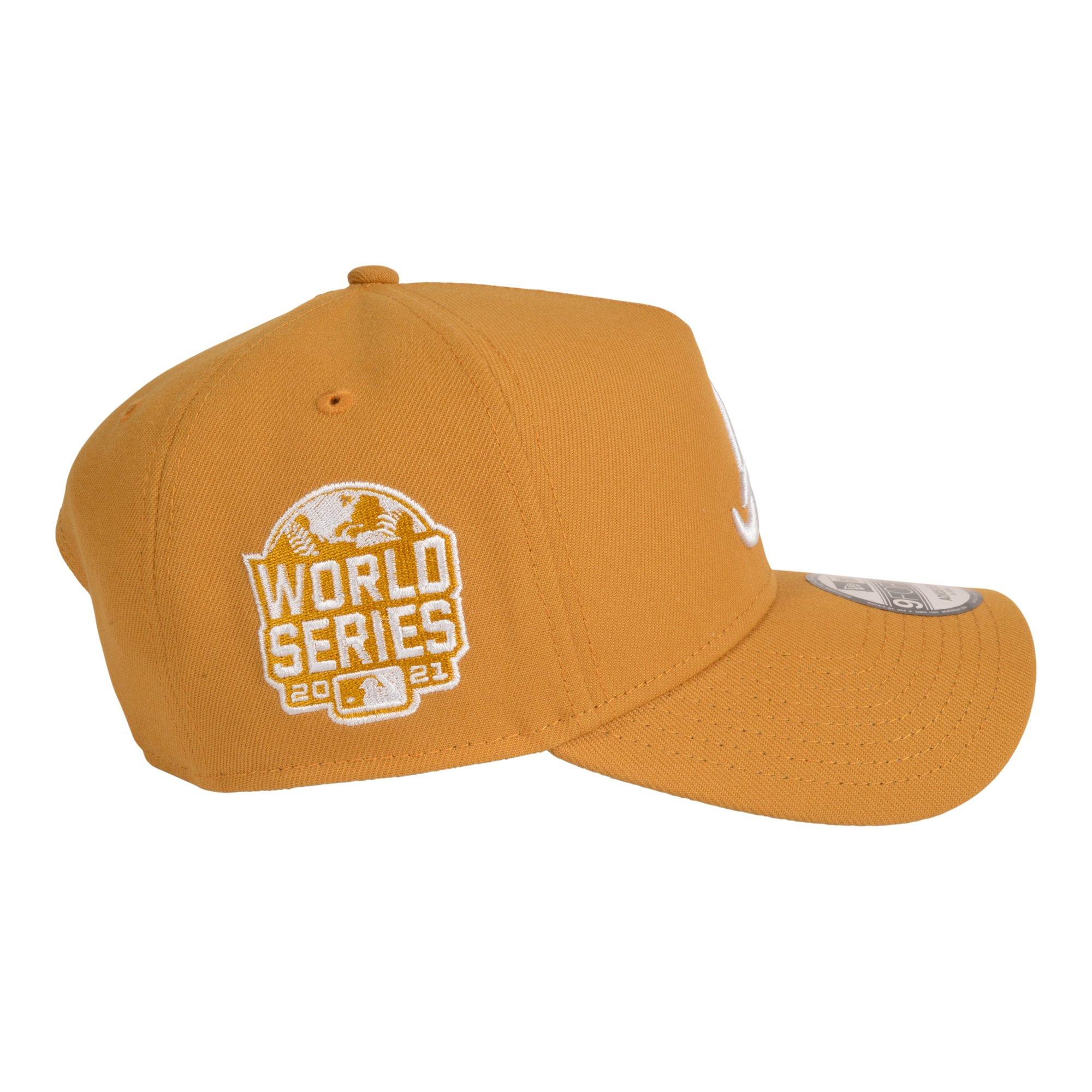 New Era Atlanta Braves 9FORTY A-Frame Color Pack Snapback Hat-Tan