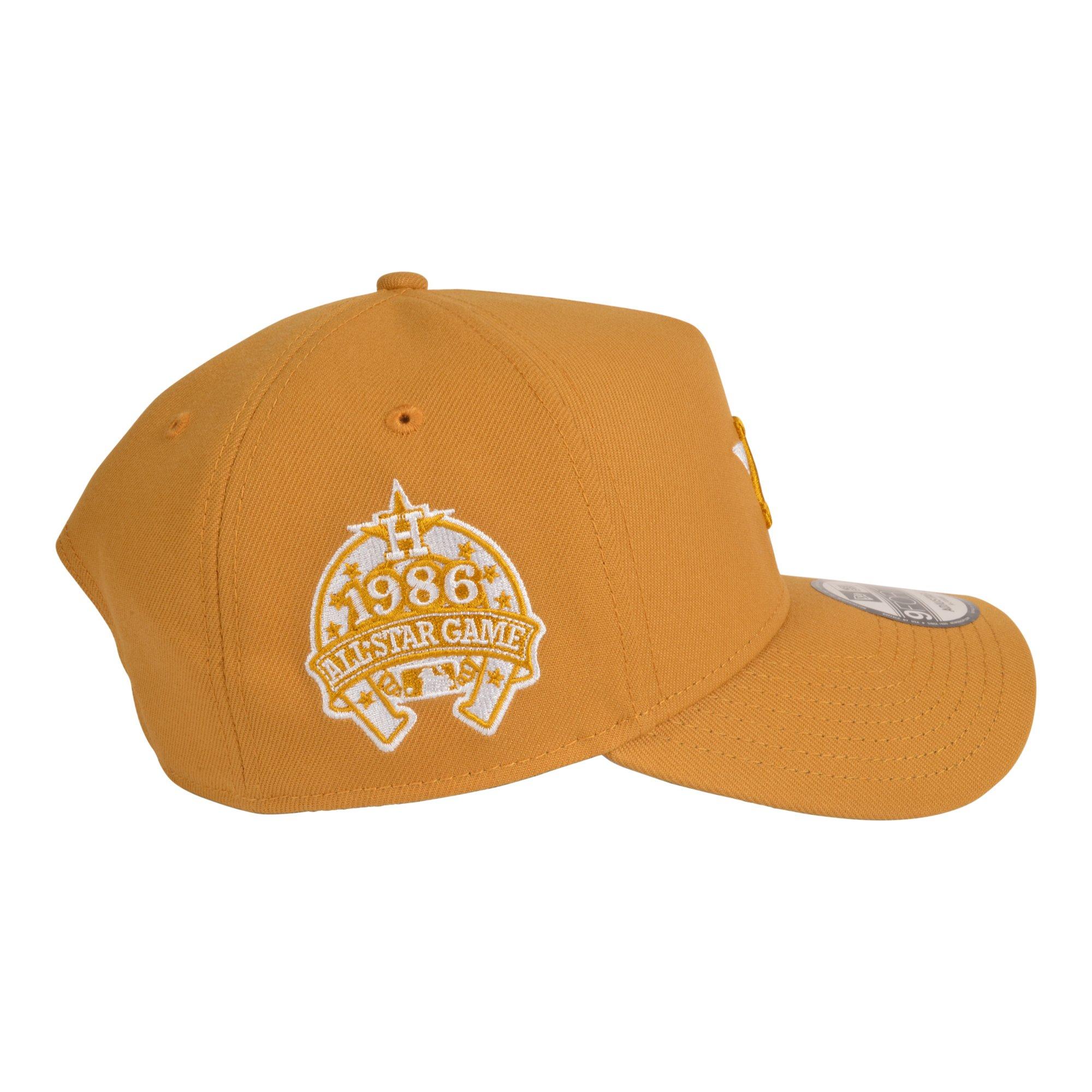 New Era Houston Astros 9FORTY A-Frame Color Pack Snapback Hat-Tan