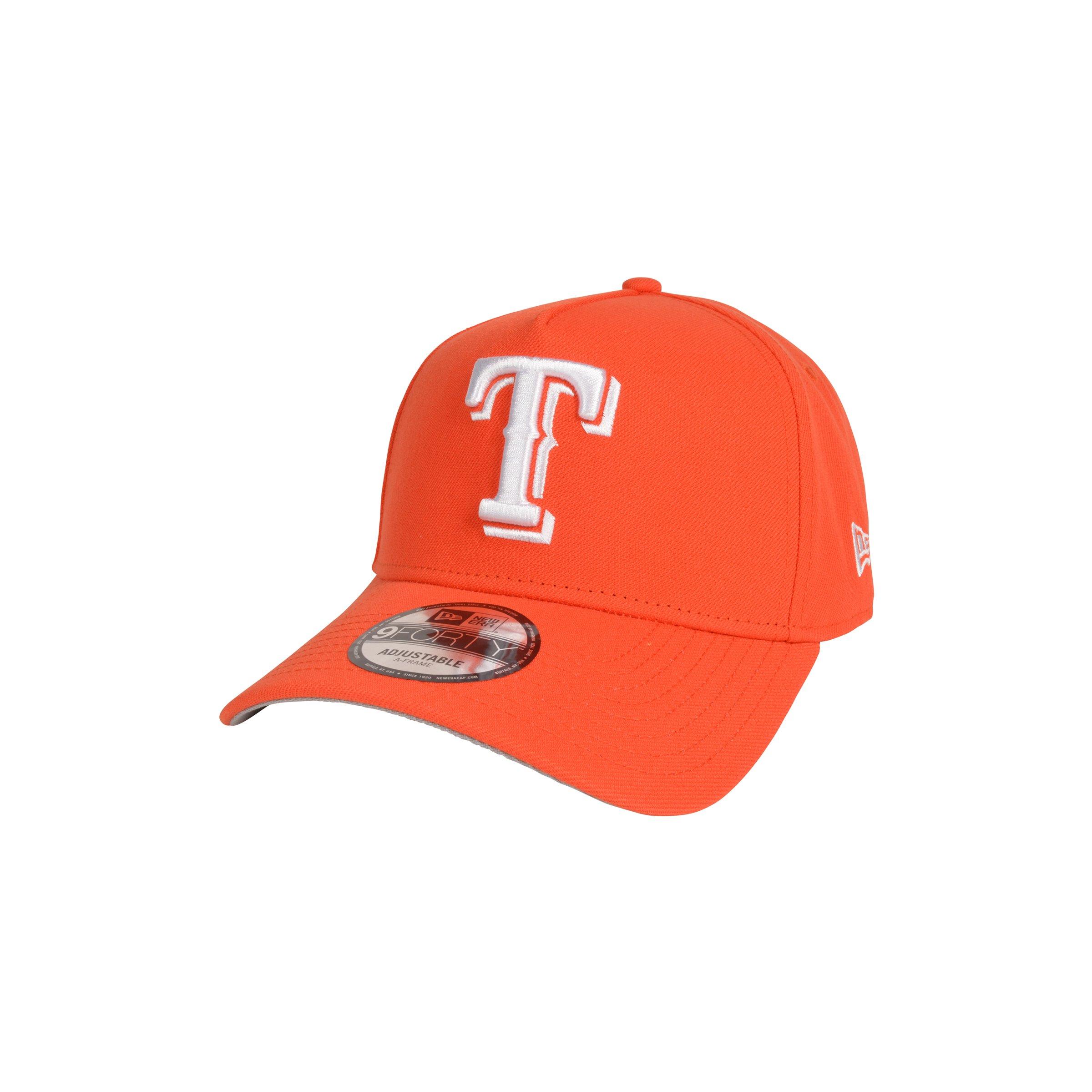 New Era Texas Rangers 9FORTY A-Frame Color Pack Orange Snapback Hat