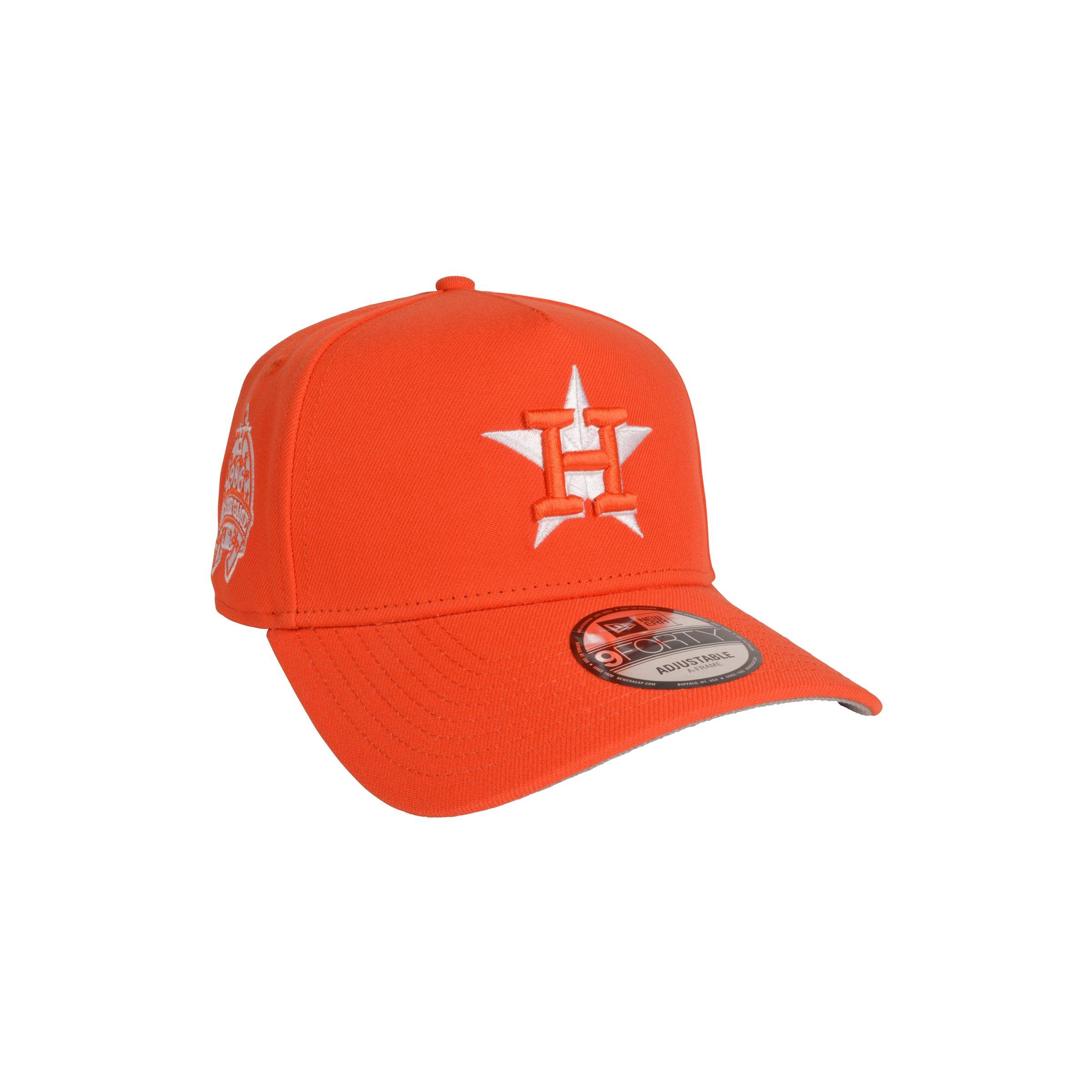 New Era Houston Astros 9FORTY A-Frame Color Pack Snapback Hat-Orange