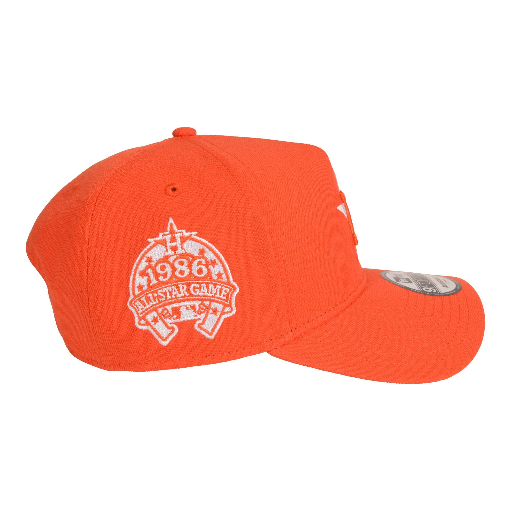 New Era Houston Astros 9FORTY A-Frame Color Pack Snapback Hat - Orange - ORANGE Thumbnail View 3