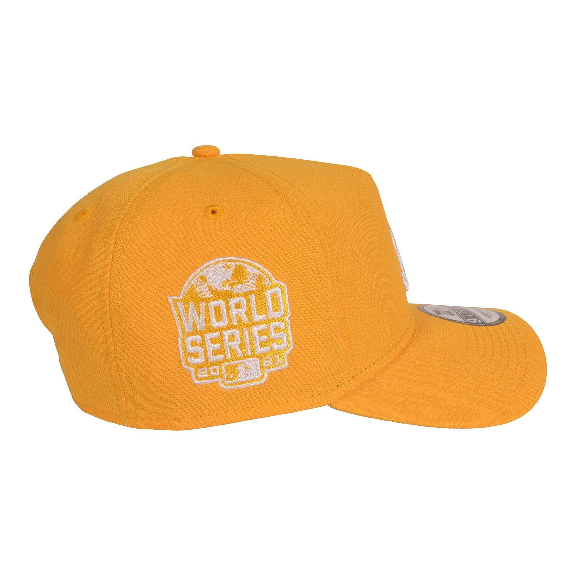 New Era Atlanta Braves 9FORTY A-Frame Color Pack Snapback Hat-Gold