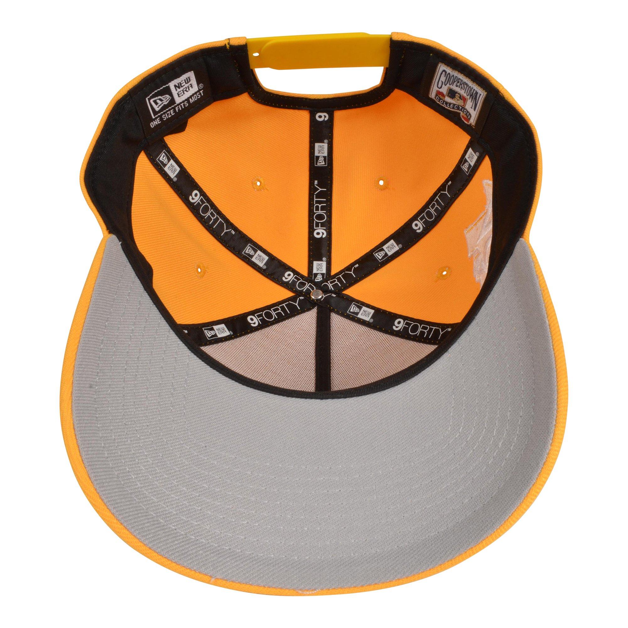 New Era Atlanta Braves 9FORTY A-Frame Color Pack Snapback Hat-Gold
