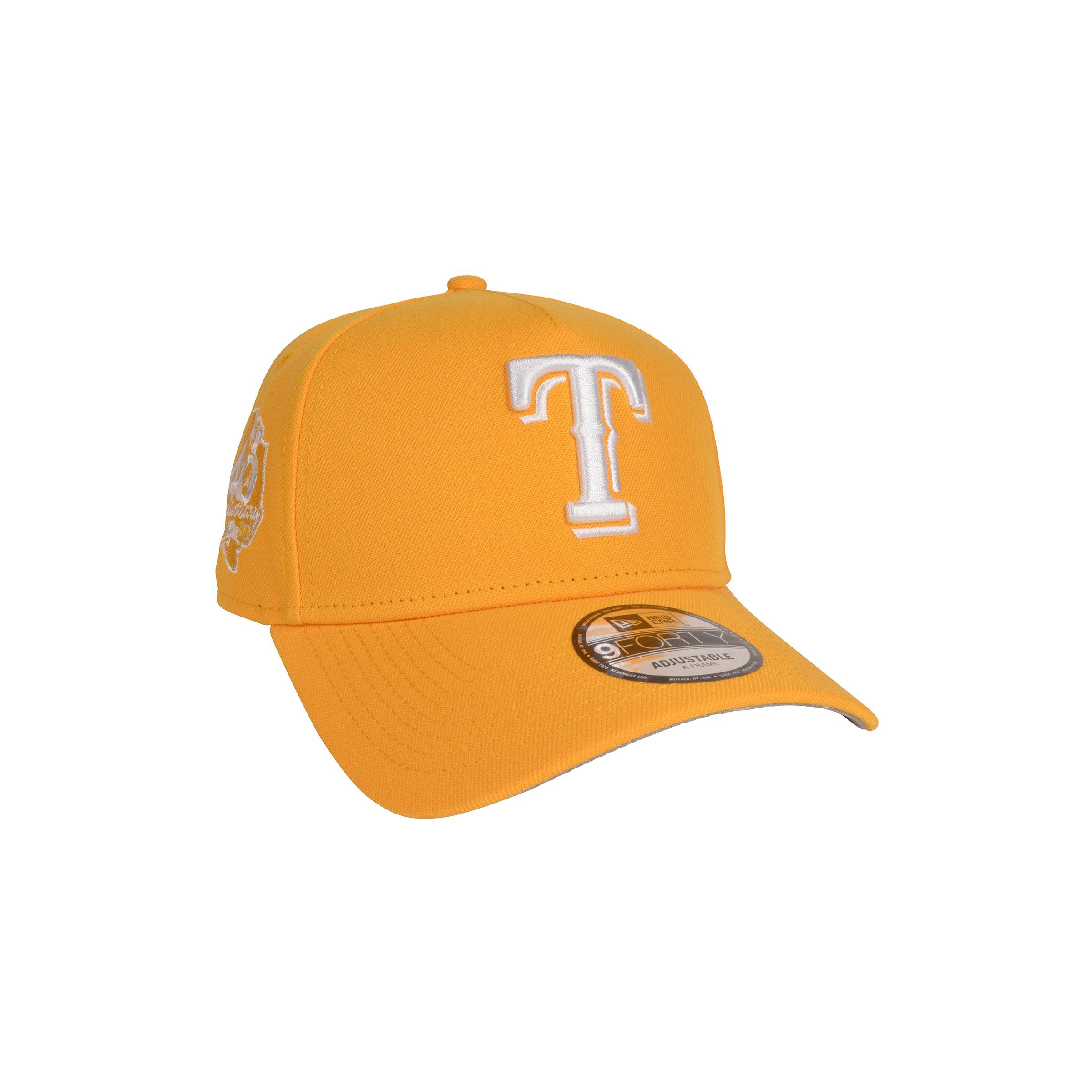 New Era Texas Rangers 9FORTY A-Frame Color Pack Snapback Hat-Gold