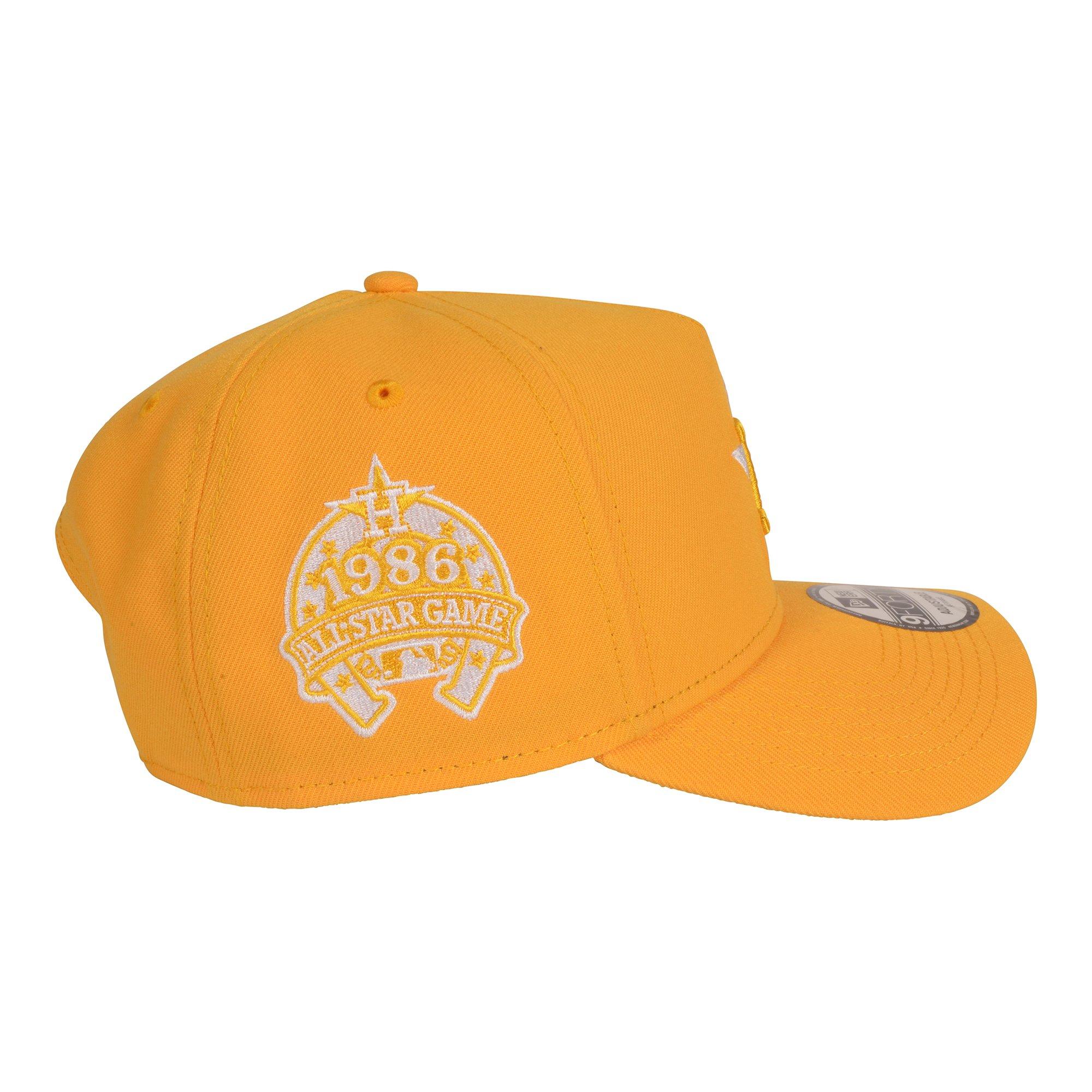 New Era Houston Astros 9FORTY A-Frame Color Pack Snapback Hat-Gold