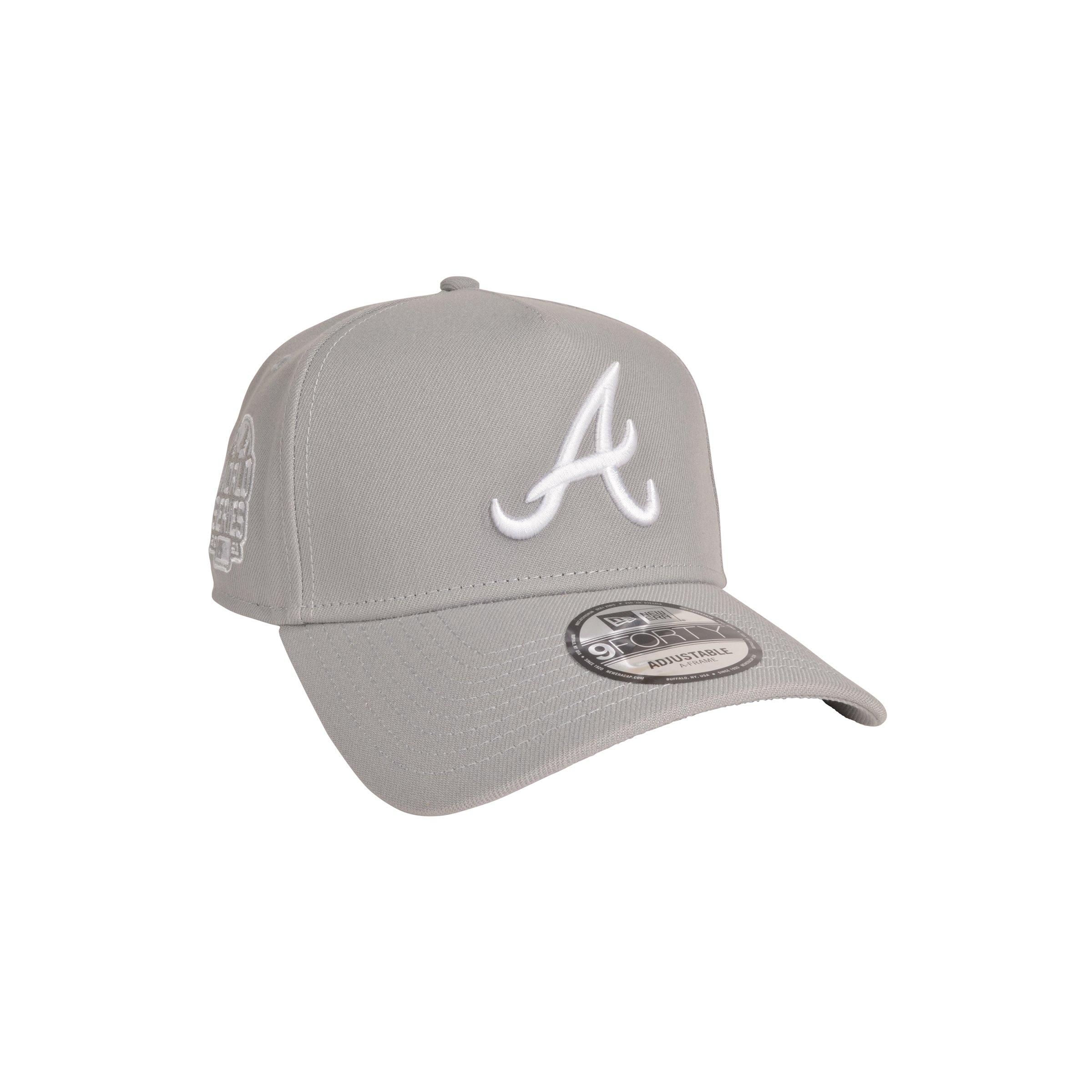 New Era Atlanta Braves 9FORTY A-Frame Color Pack Snapback Hat-Grey